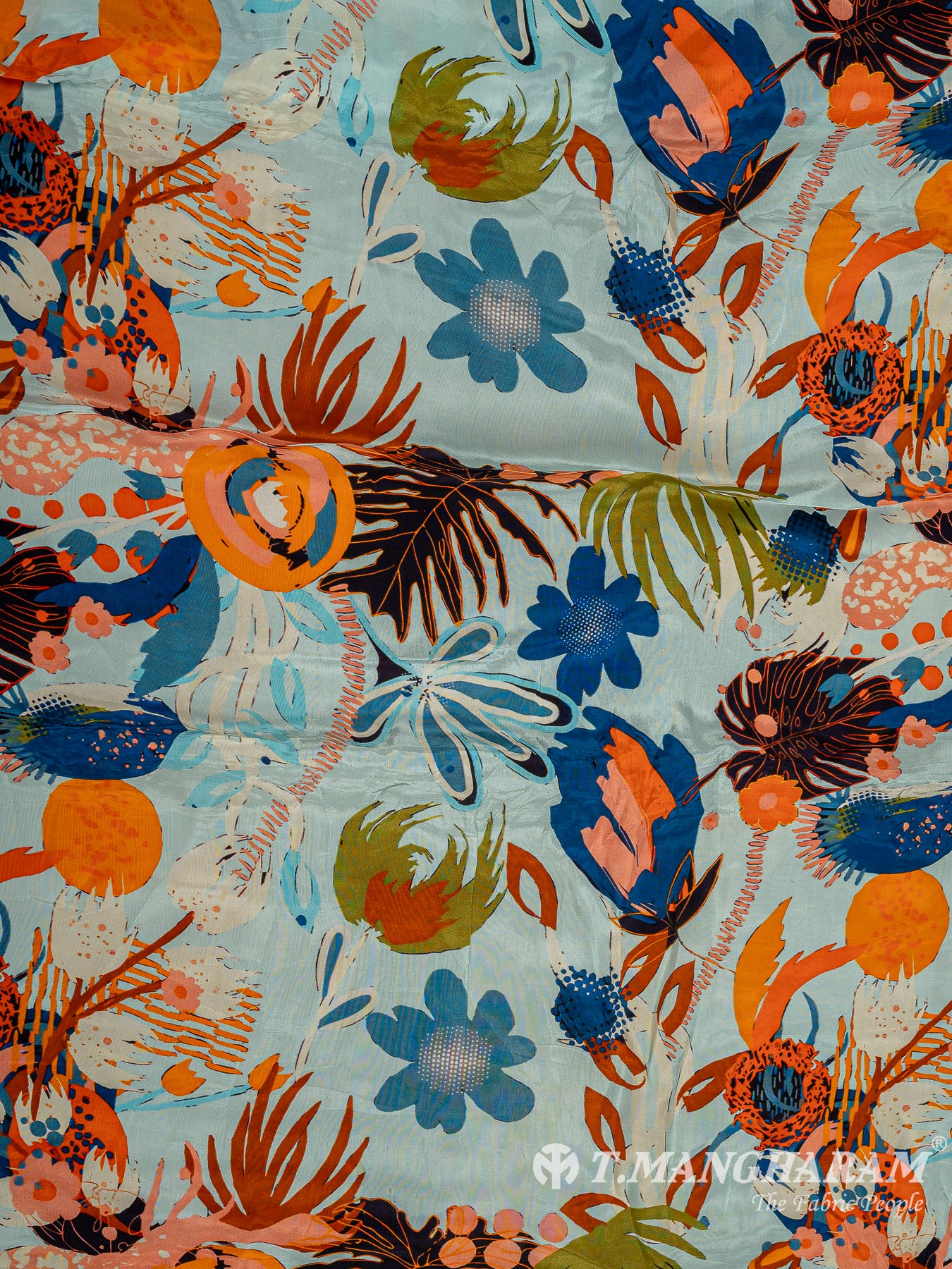 Multicolor Crepe Fabric - EC9605 view-3