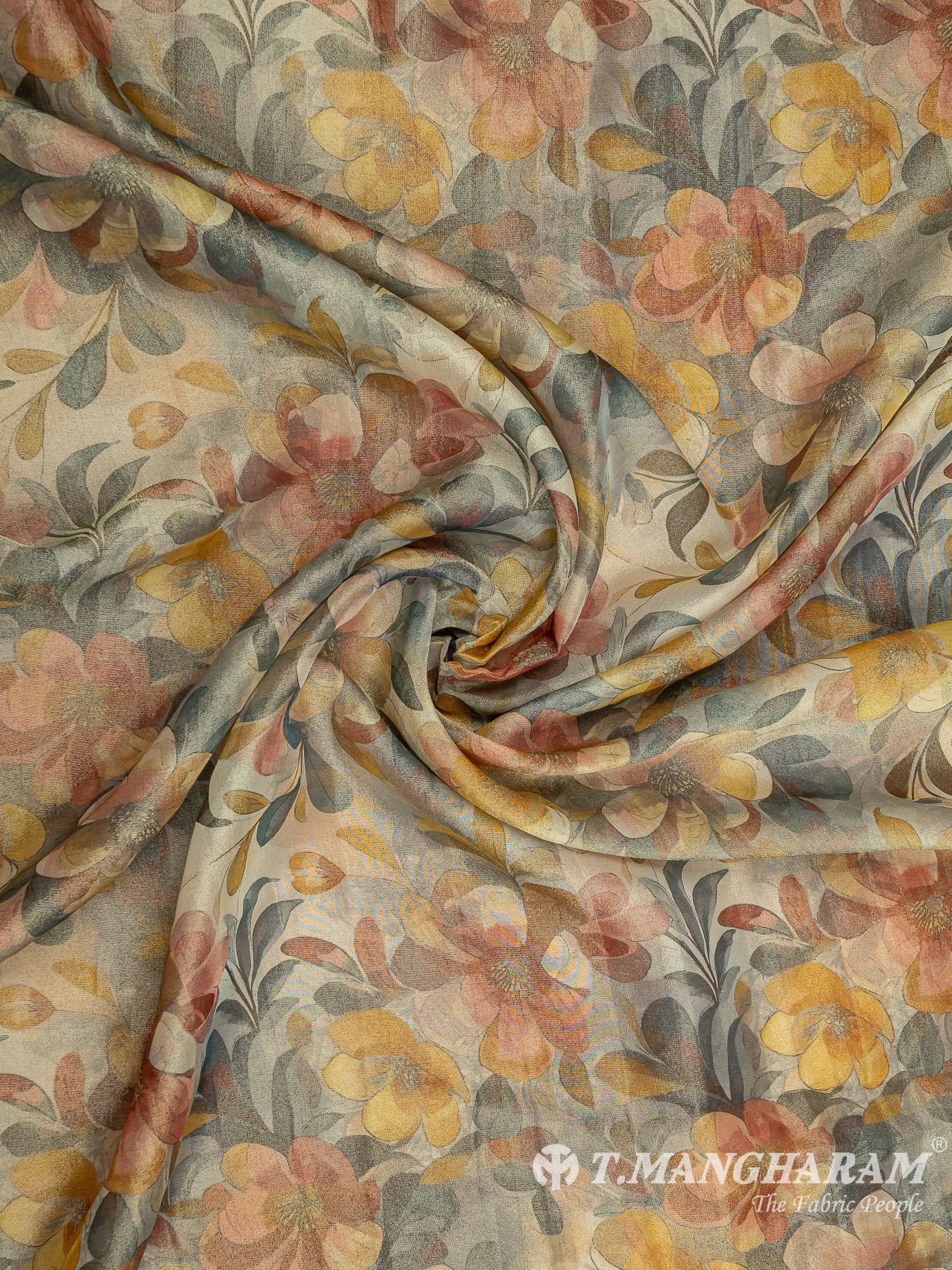 Multicolor Organza Tissue Fabric - EC8308 view-1
