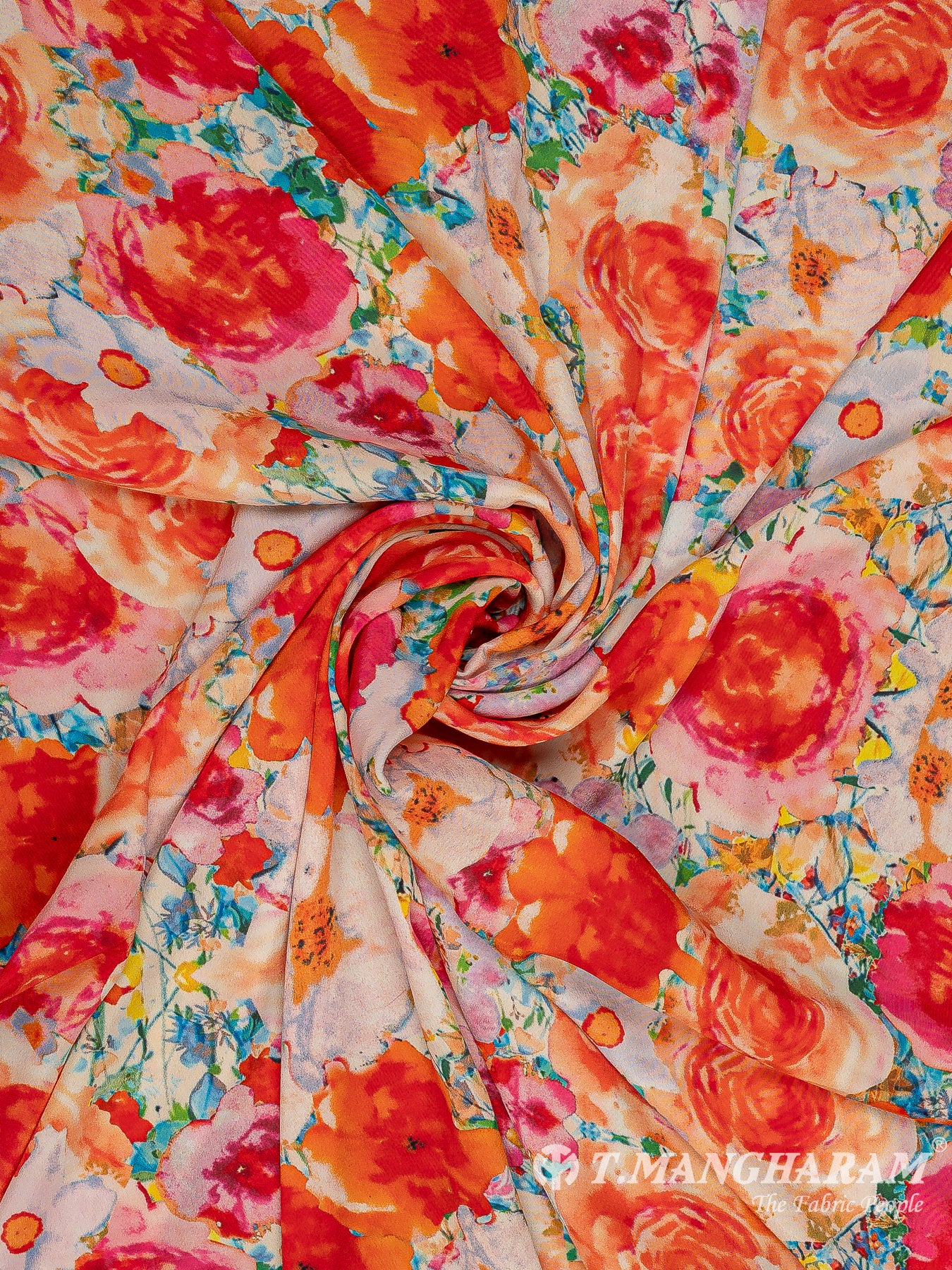 Pink Crepe Fabric - EB8133 view-1