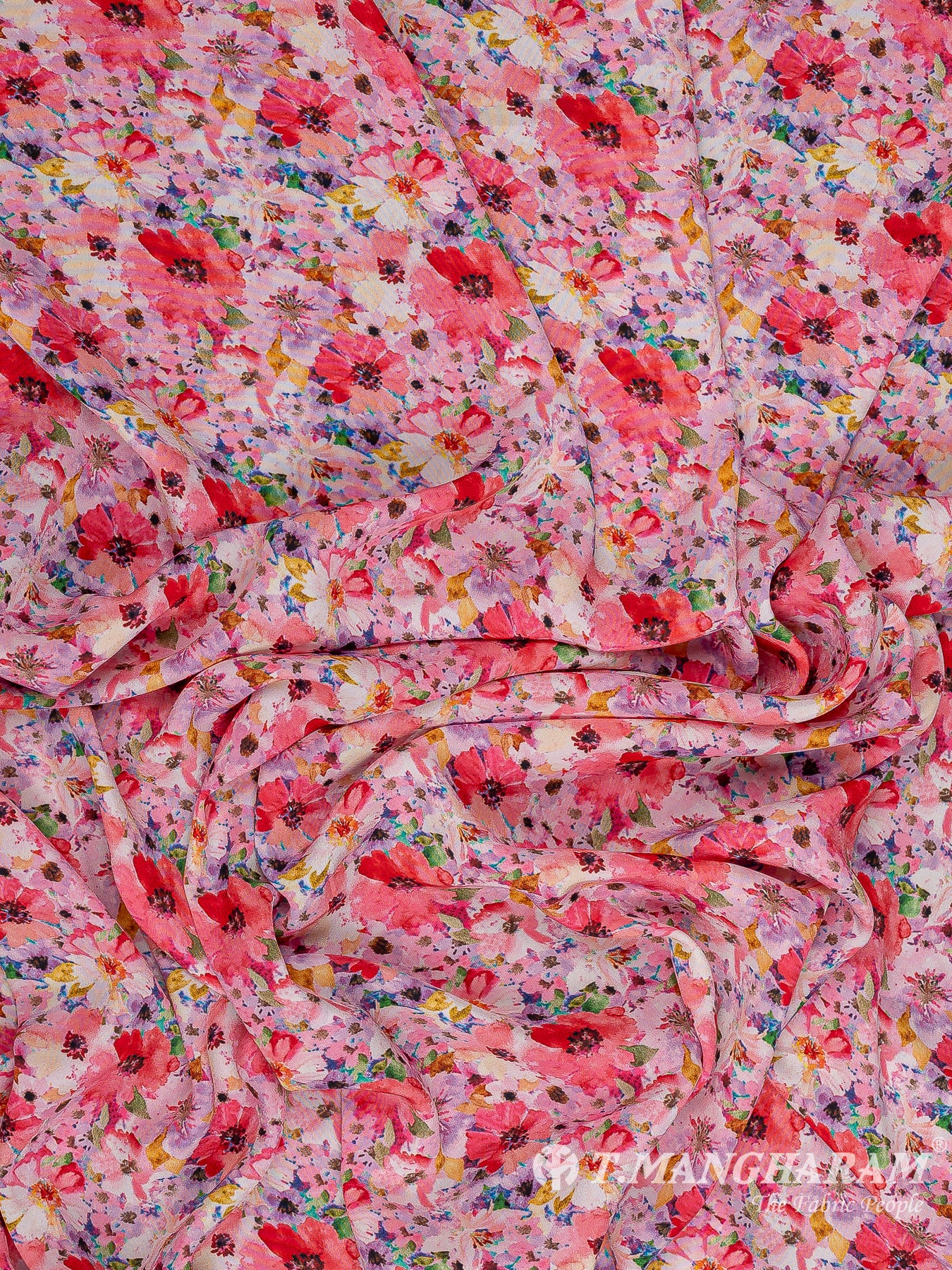 Pink Crepe Fabric - EB8127 view-4