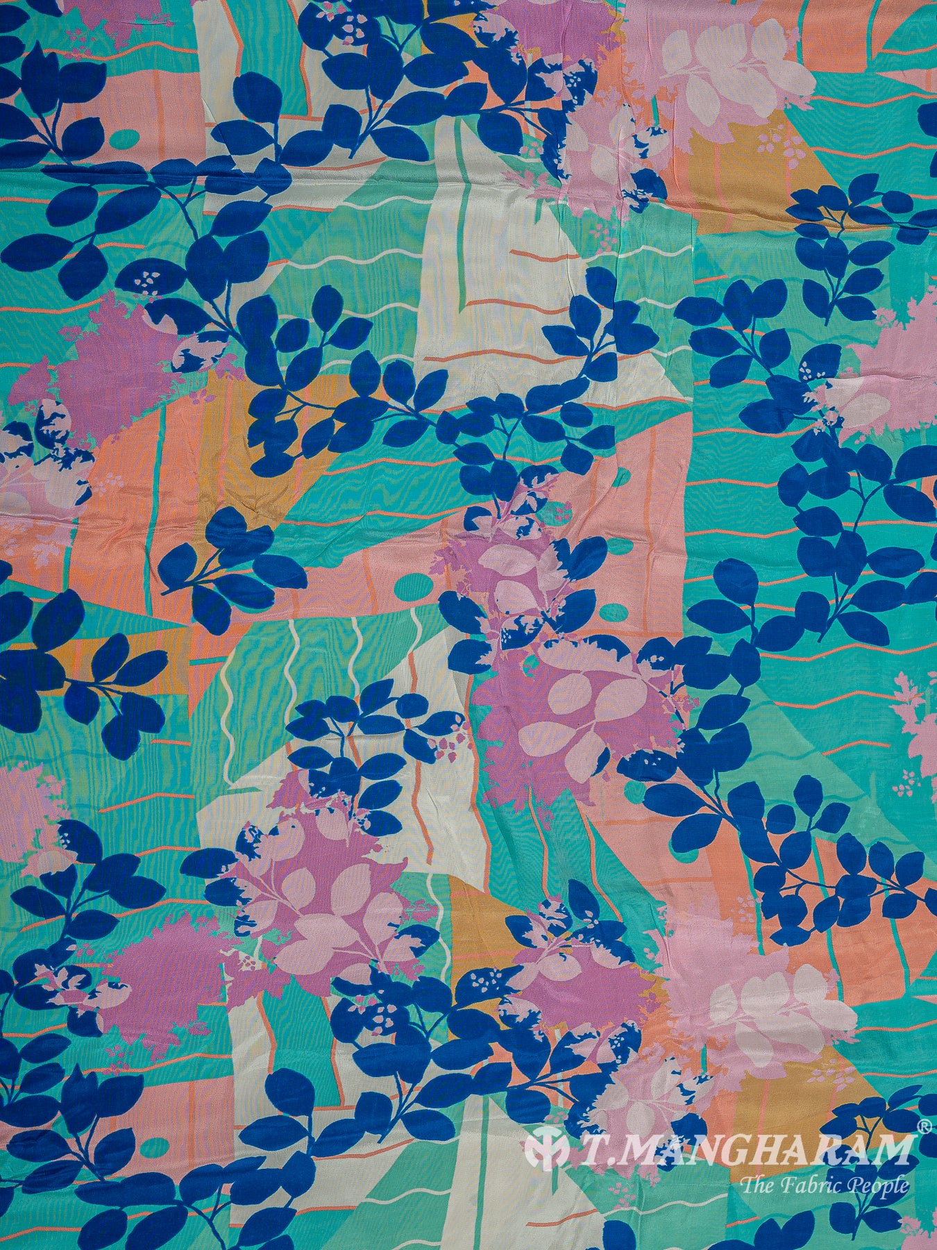 Multicolor Crepe Fabric - EC9588 view-3