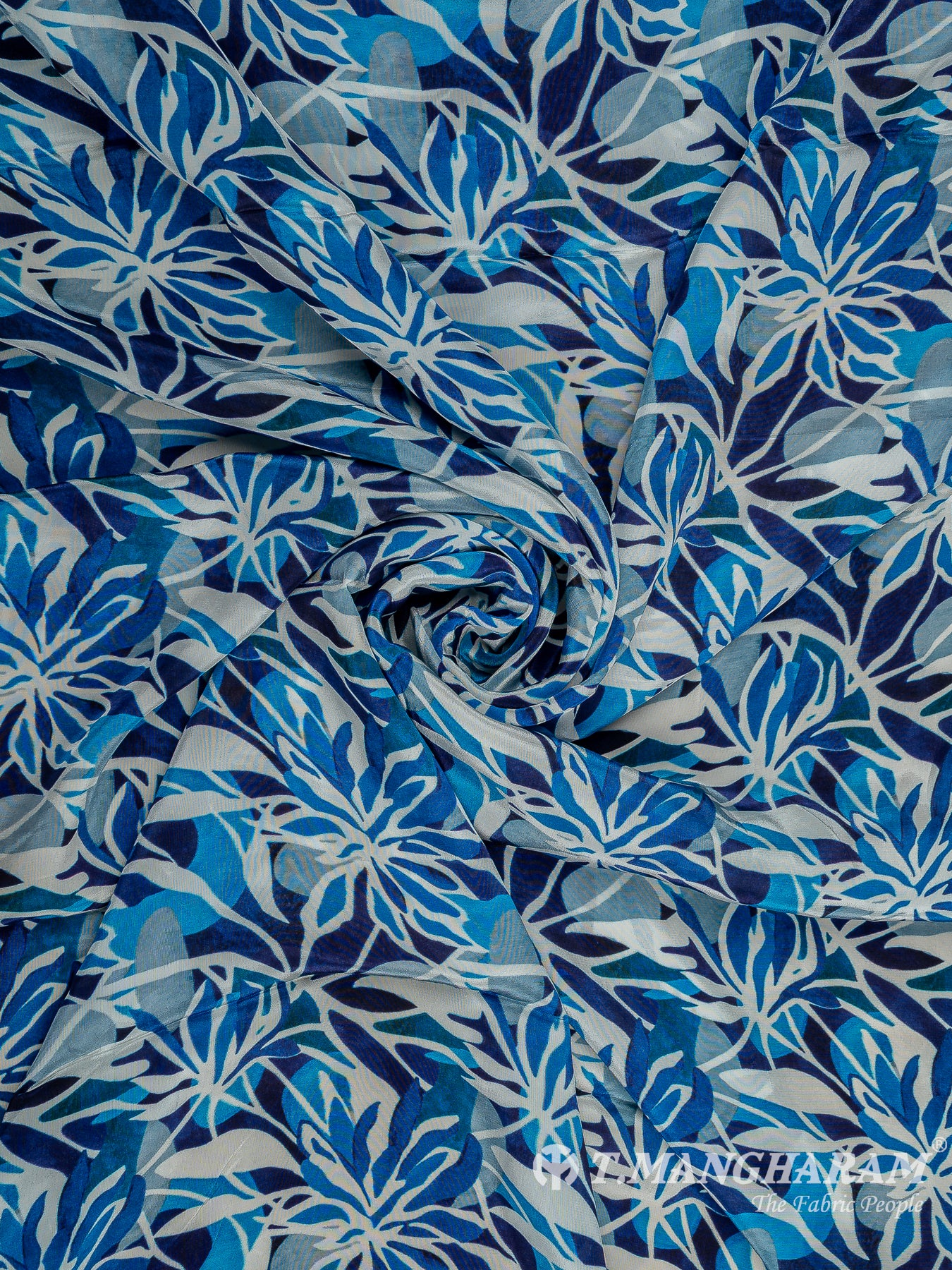 Multicolor Crepe Fabric - EC9599 view-1