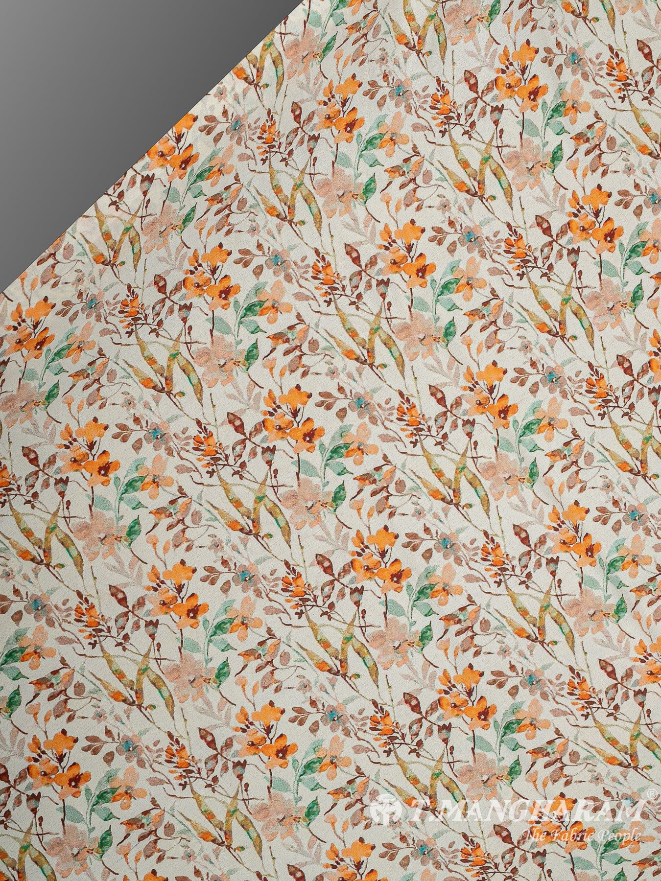 Cream Crepe Fabric - EB8136 view-2