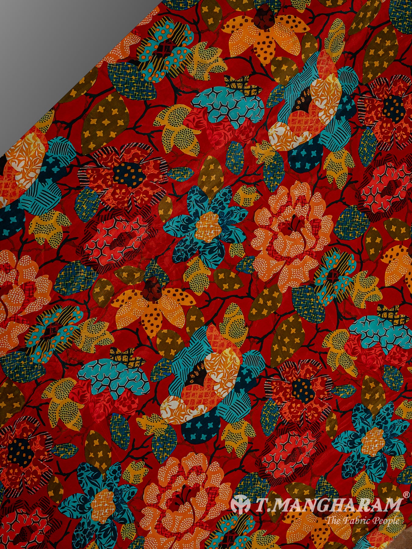 Multicolor Crepe Fabric - EC9591 view-2