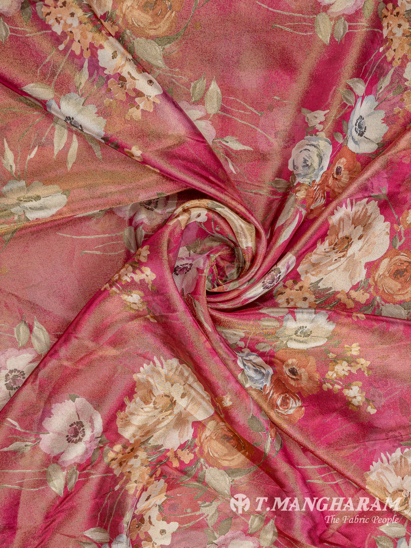 Pink Organza Tissue Fabric - EC8305 view-1