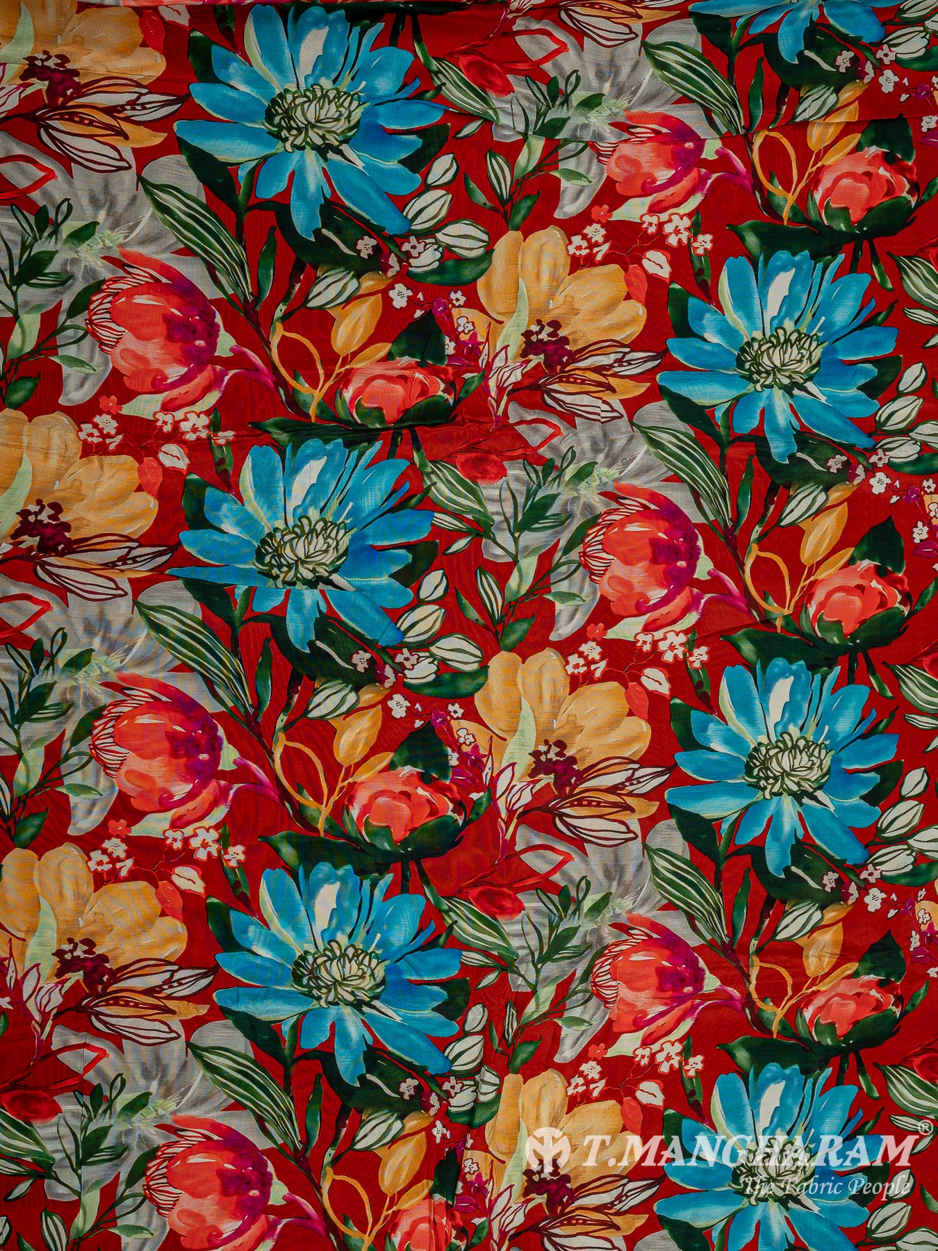 Multicolor Crepe Fabric - EC9606 view-3
