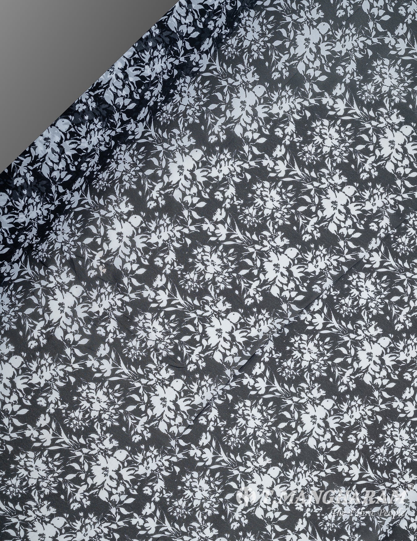White Georgette Fabric - EB7223 view-2