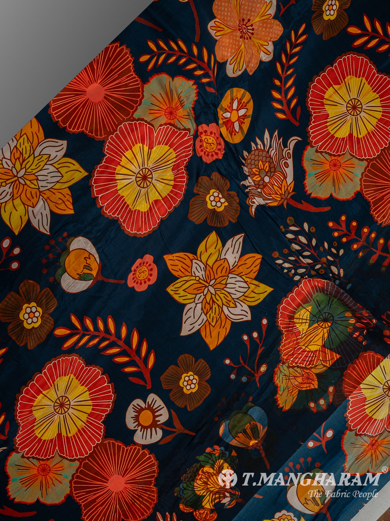 Multicolor Crepe Fabric - EC9590 view-2