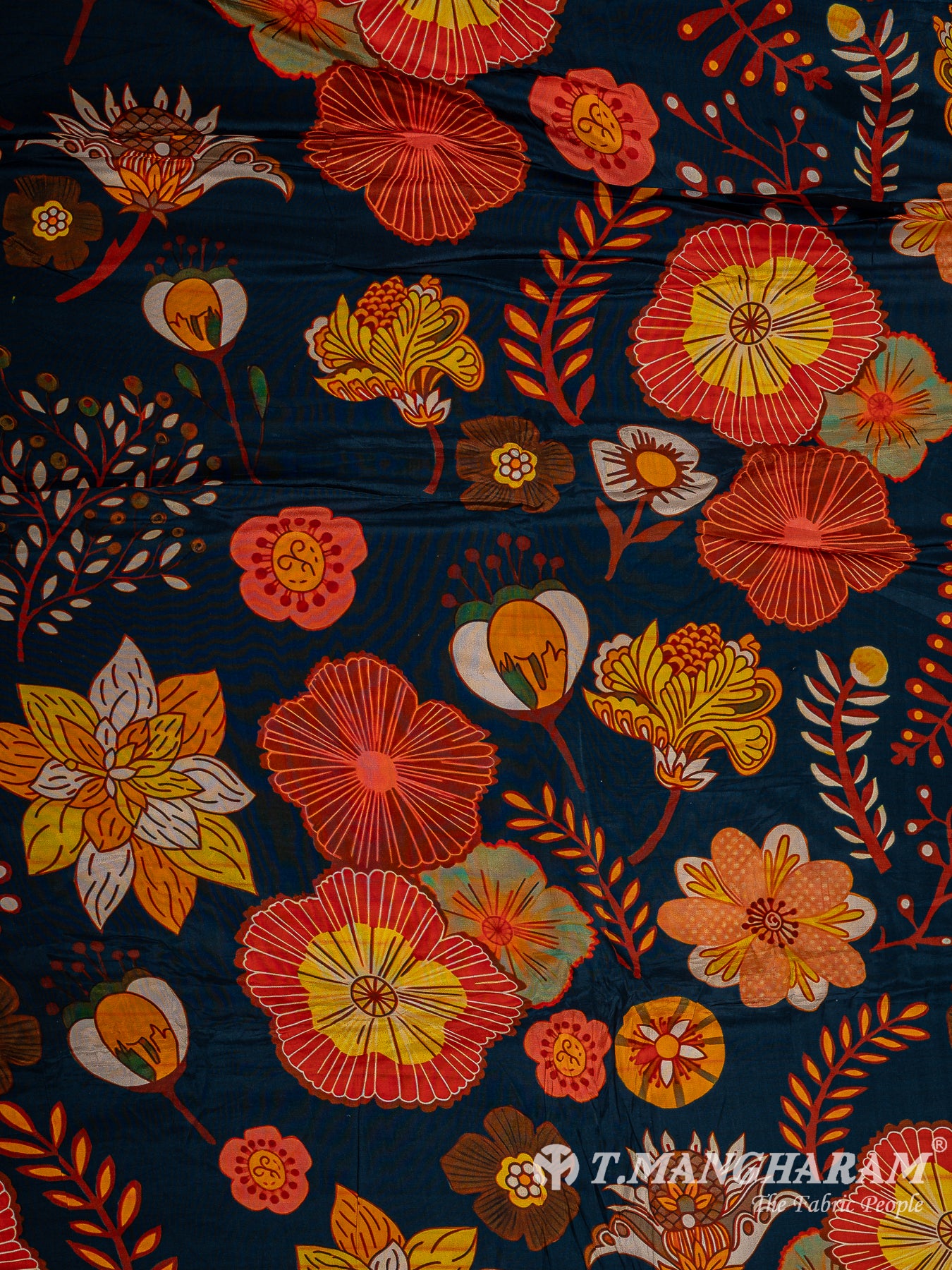 Multicolor Crepe Fabric - EC9590 view-3