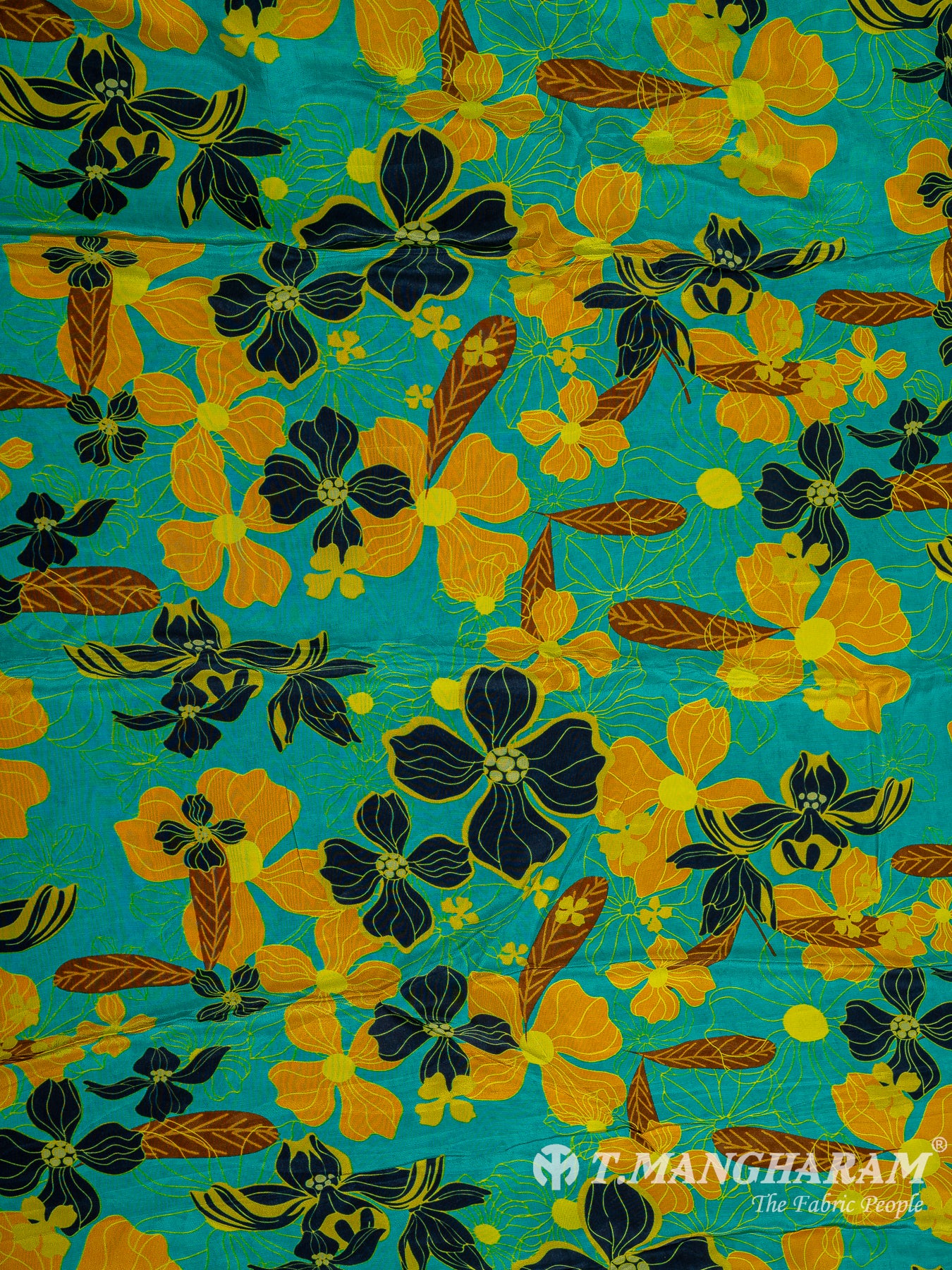 Multicolor Crepe Fabric - EC9593 view-3