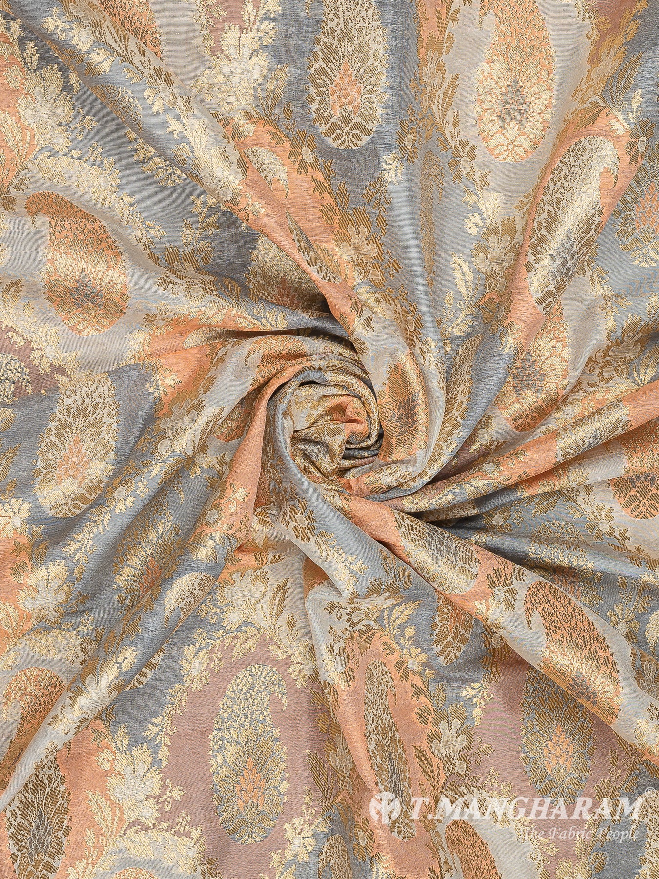 Multicolor Banaras Fabric - EC9047 view-1