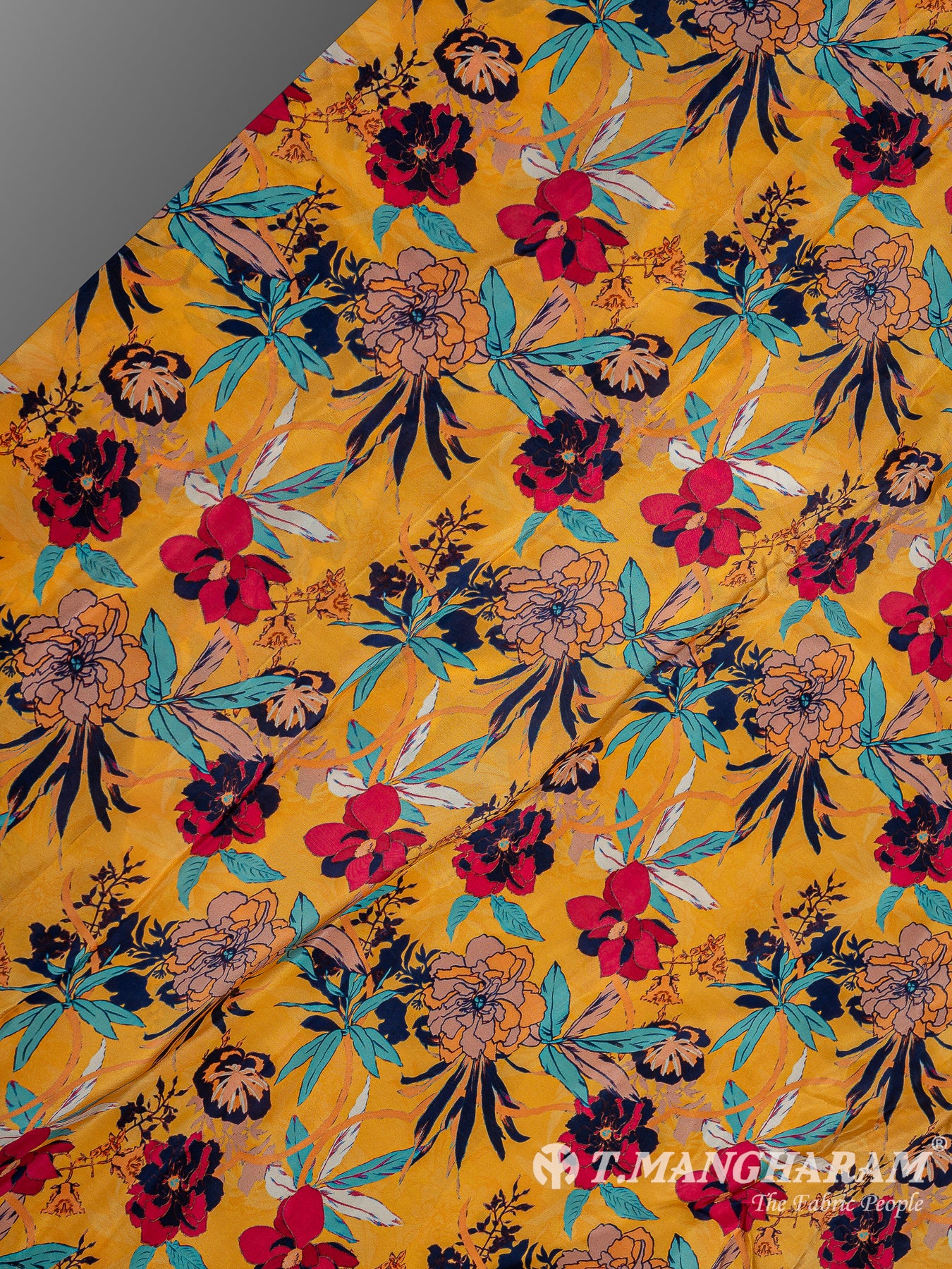 Multicolor Crepe Fabric - EC9601 view-2