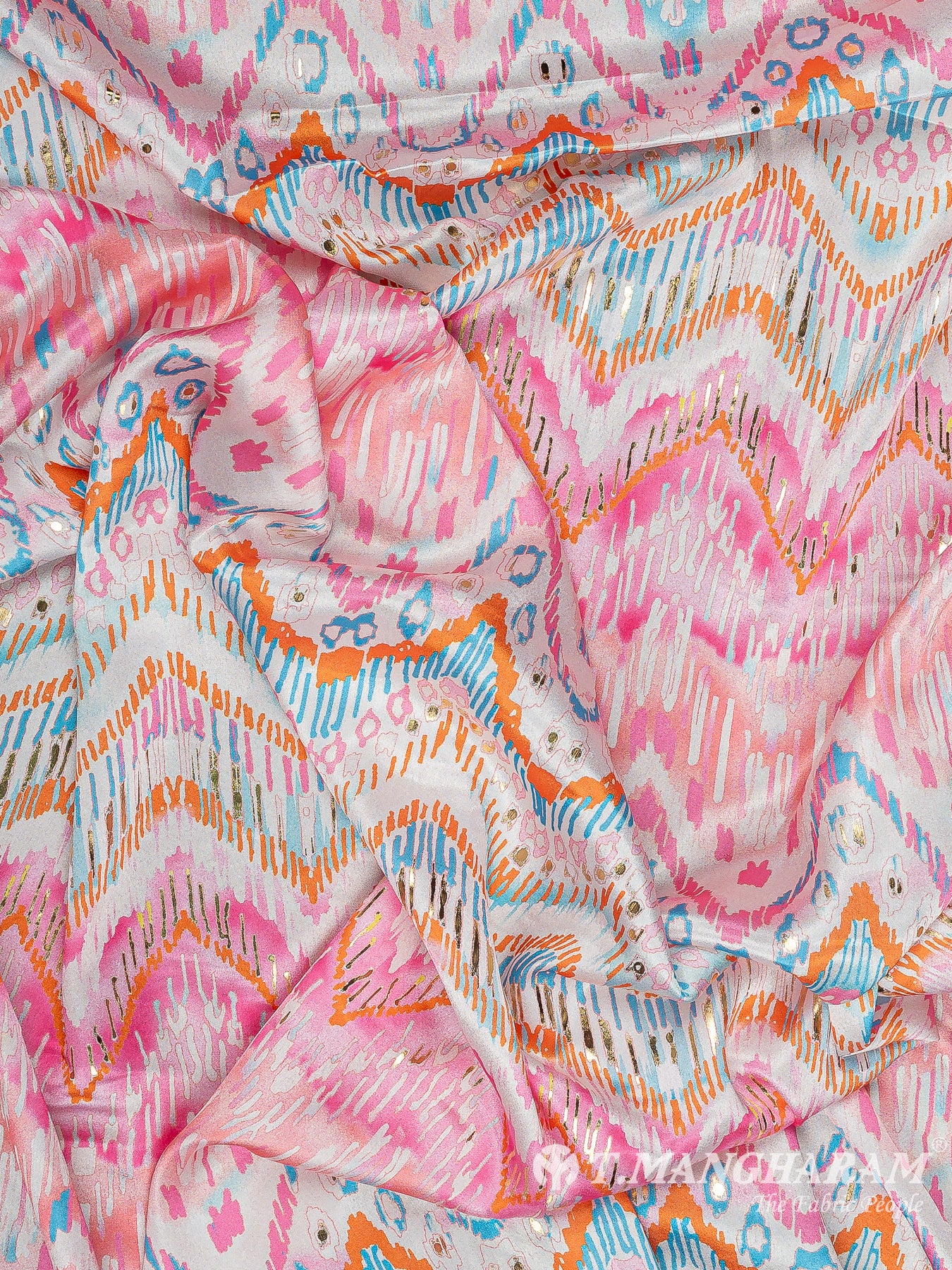 Pink Satin Fabric - EC11084
