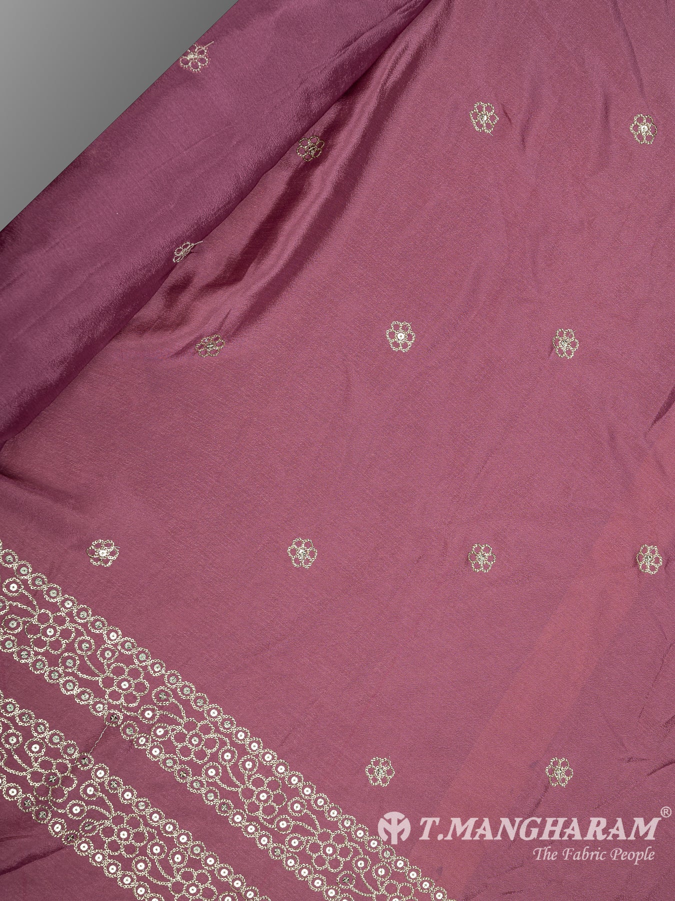Pink Chinnon Silk Fabric - EC8297 view-2