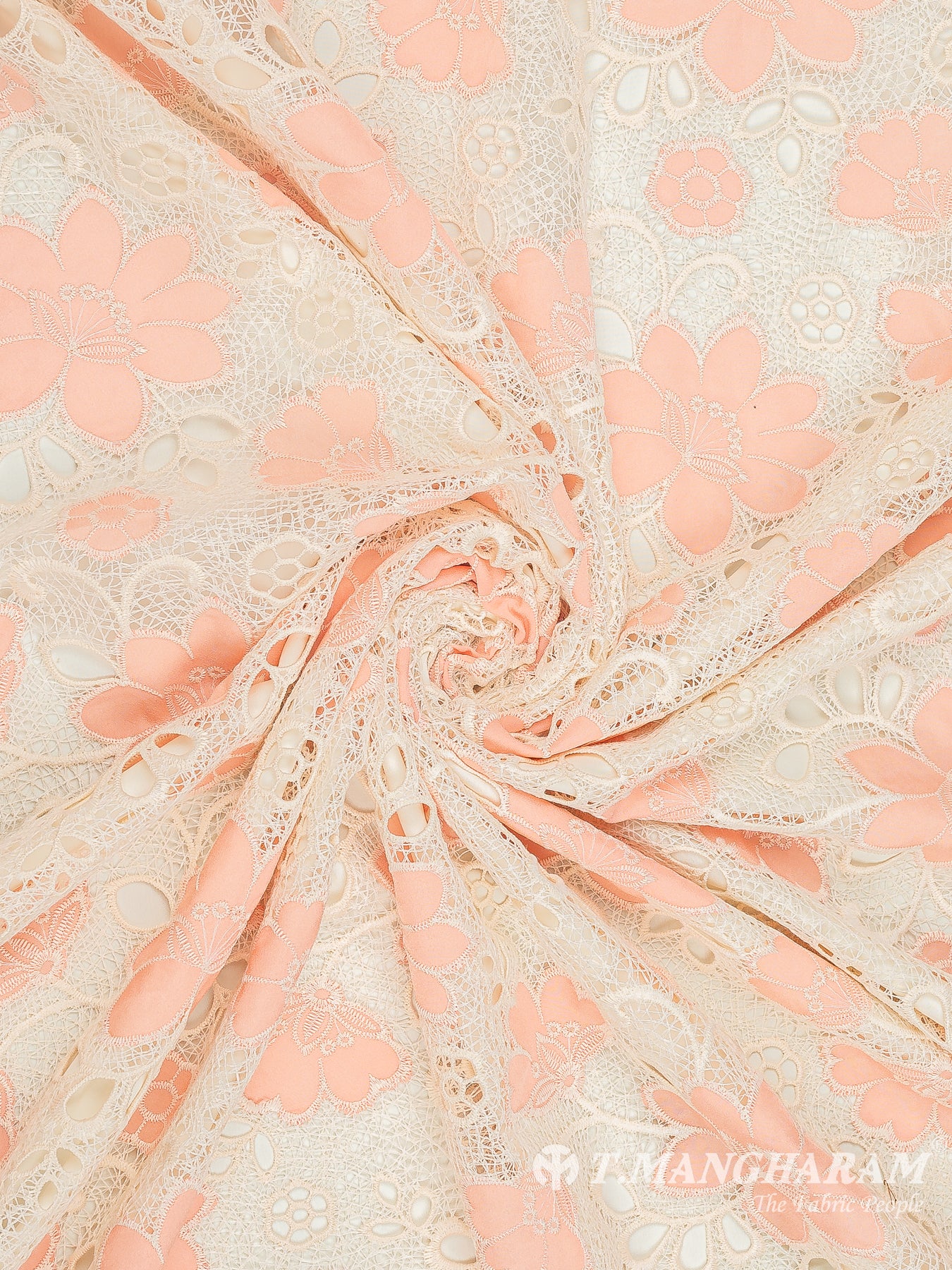 Multicolor Net Embroidery Fabric - EB6567 view-1
