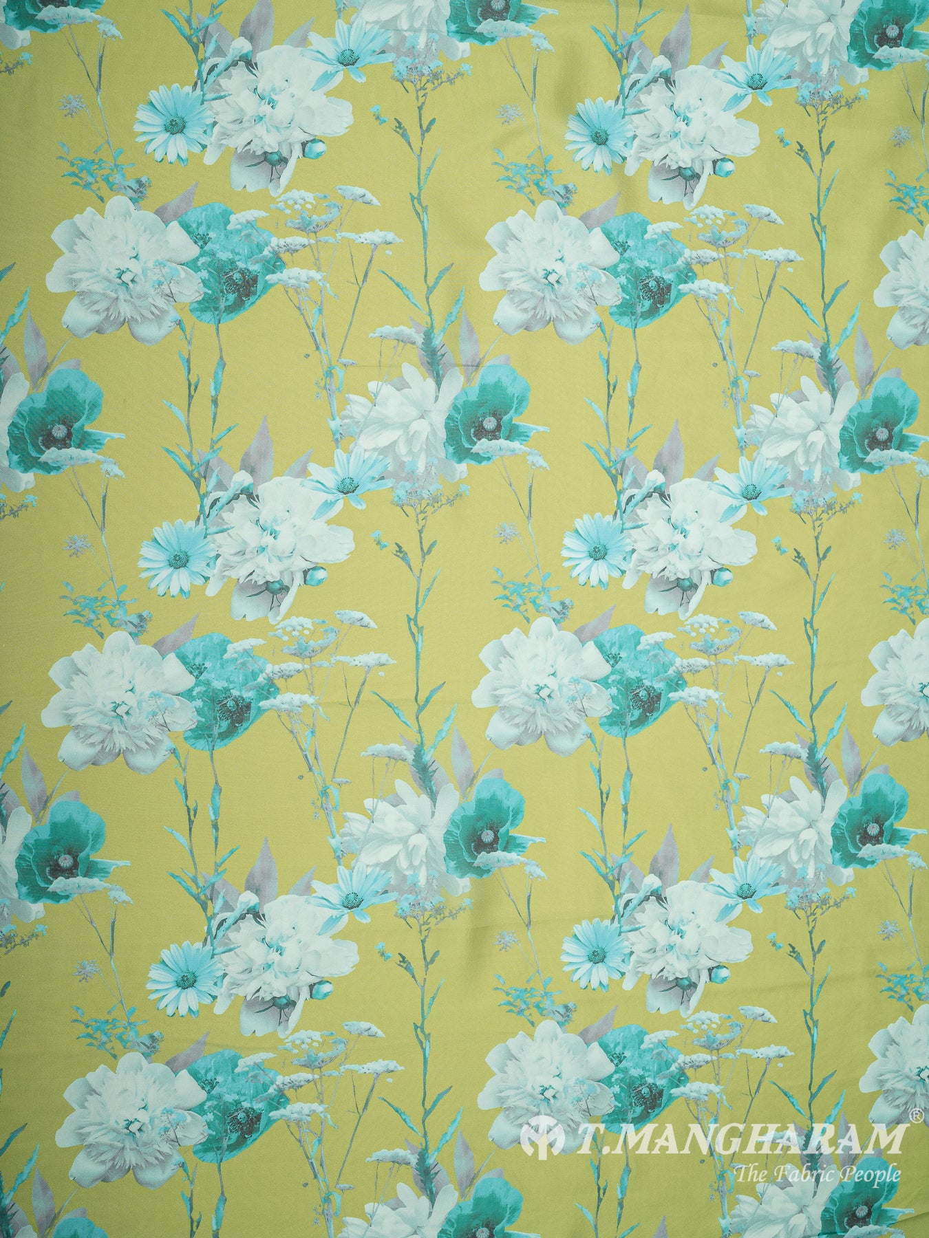 Green Organza Fabric - EC8791 view-3