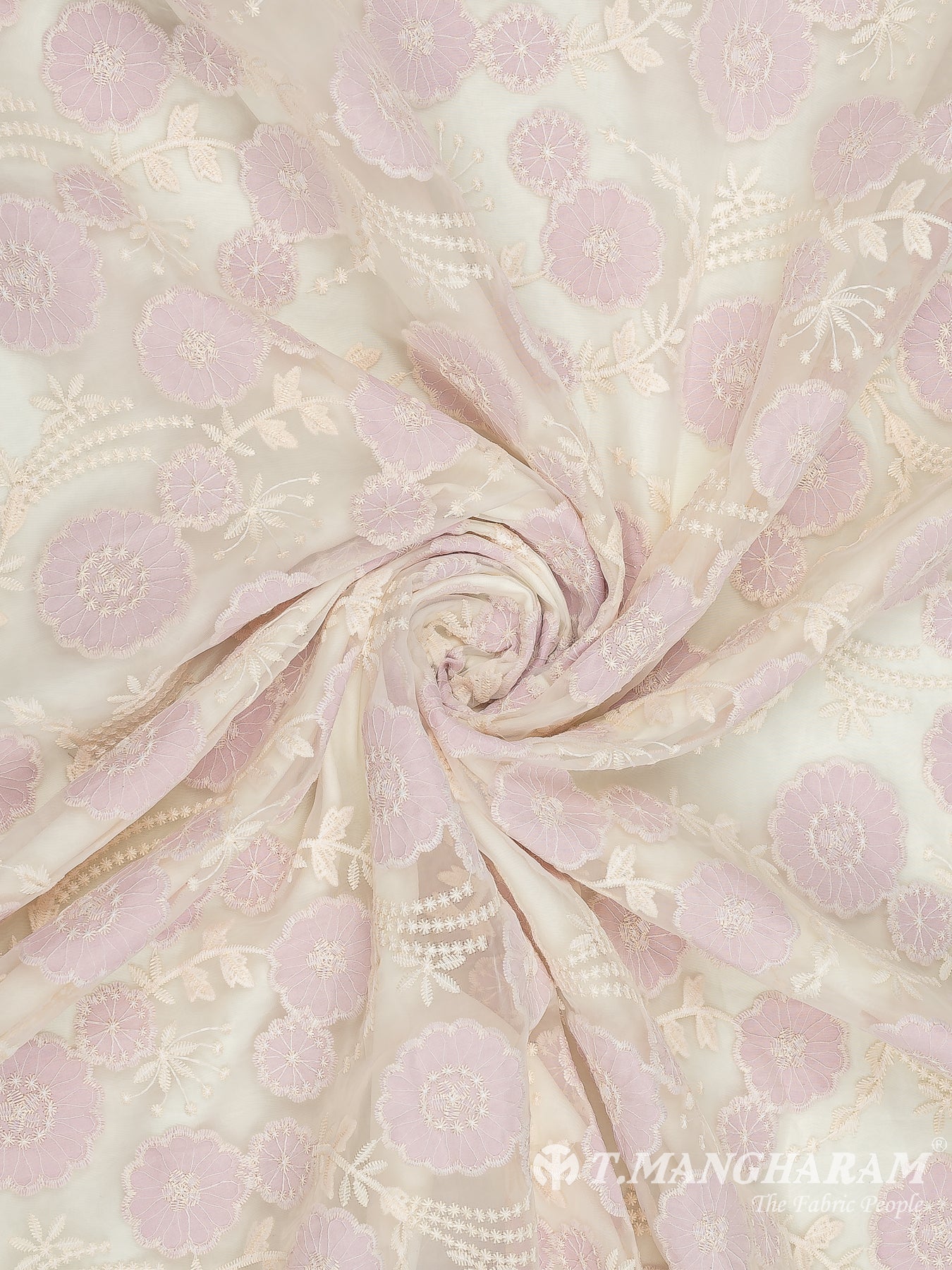 Multicolor Net Embroidery Fabric - EB6564 view-1