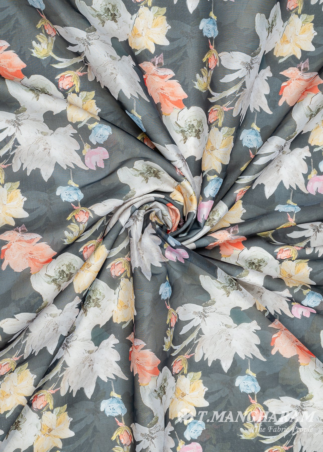 Black Organza Fabric - EC8789 view-1