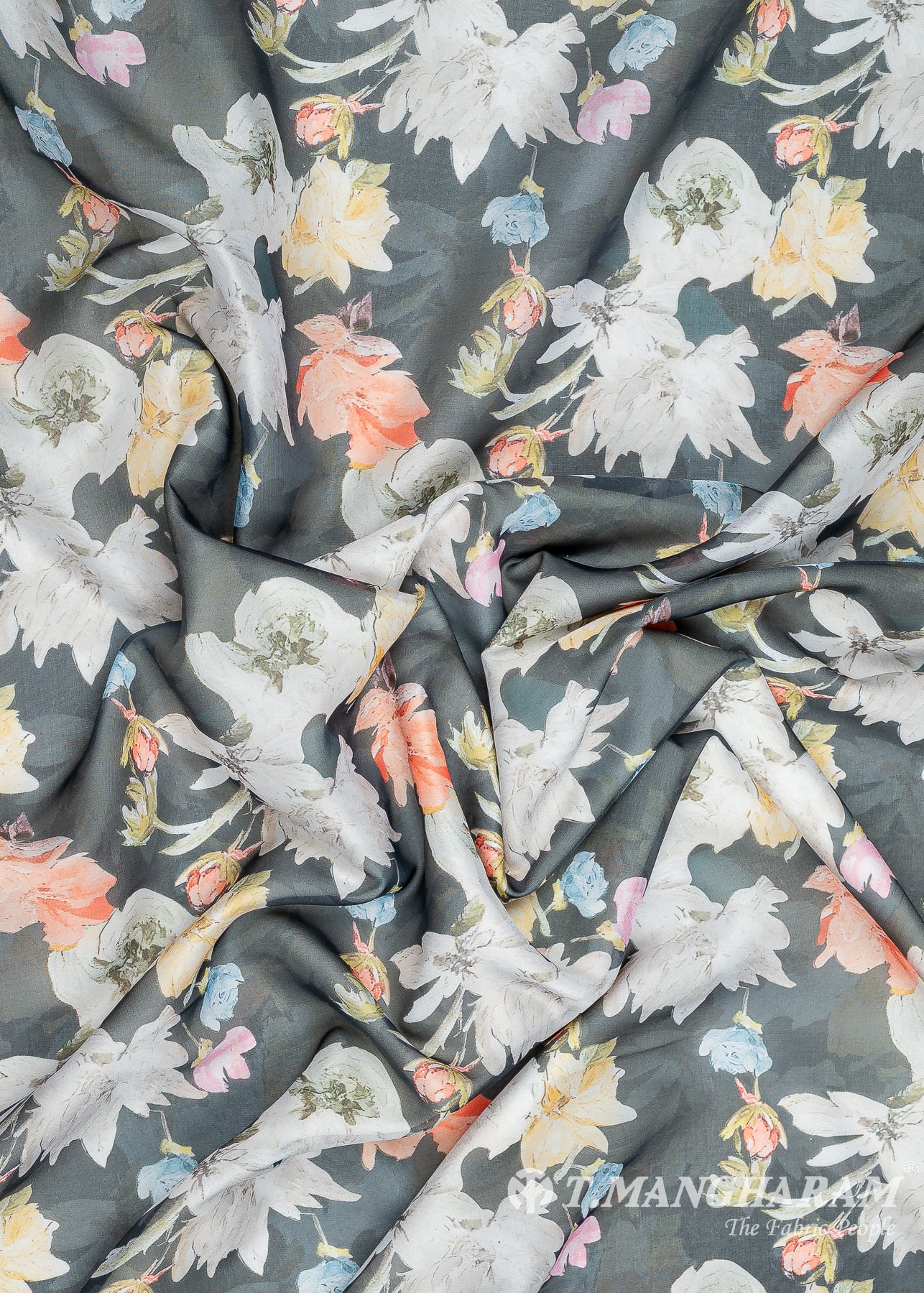 Black Organza Fabric - EC8789 view-4