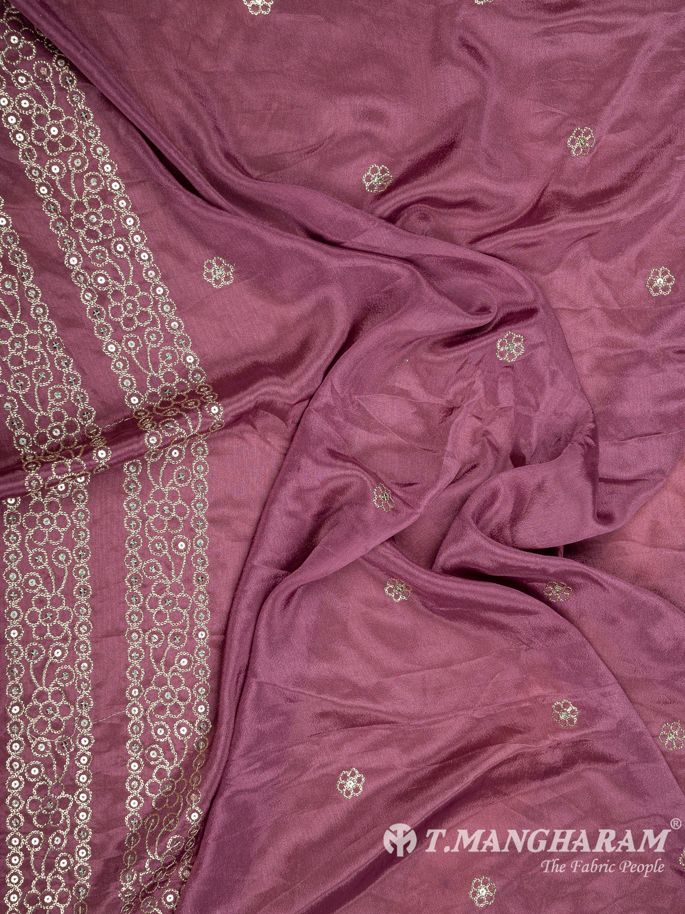 Pink Chinnon Silk Fabric - EC8297 view-3