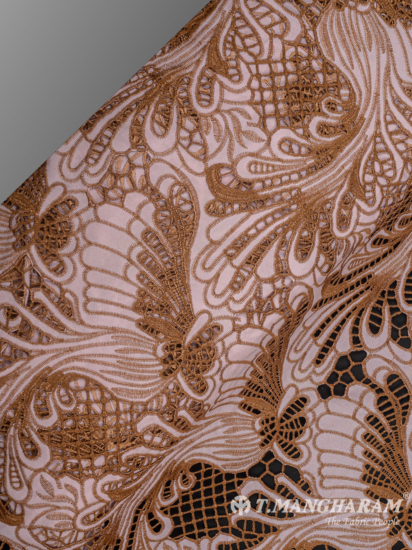 Pink Net Embroidery Fabric - EC8955 view-2