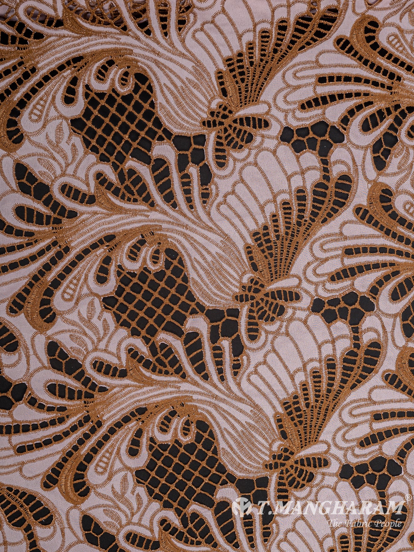 Pink Net Embroidery Fabric - EC8955 view-3