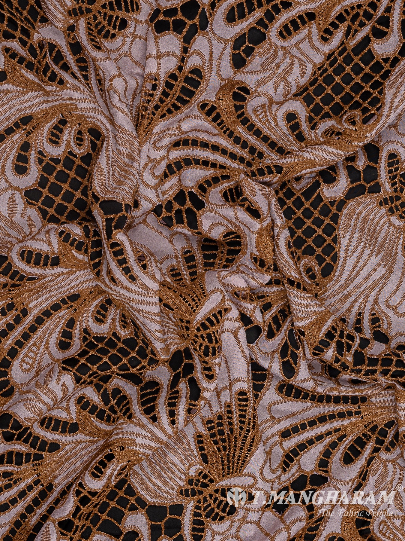 Pink Net Embroidery Fabric - EC8955 view-1