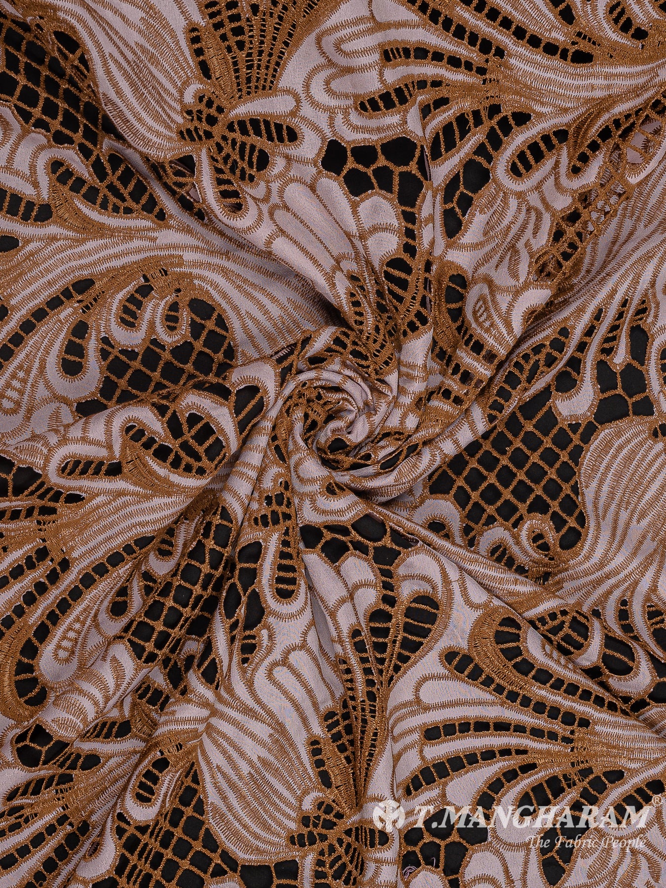 Pink Net Embroidery Fabric - EC8955 vie-w4