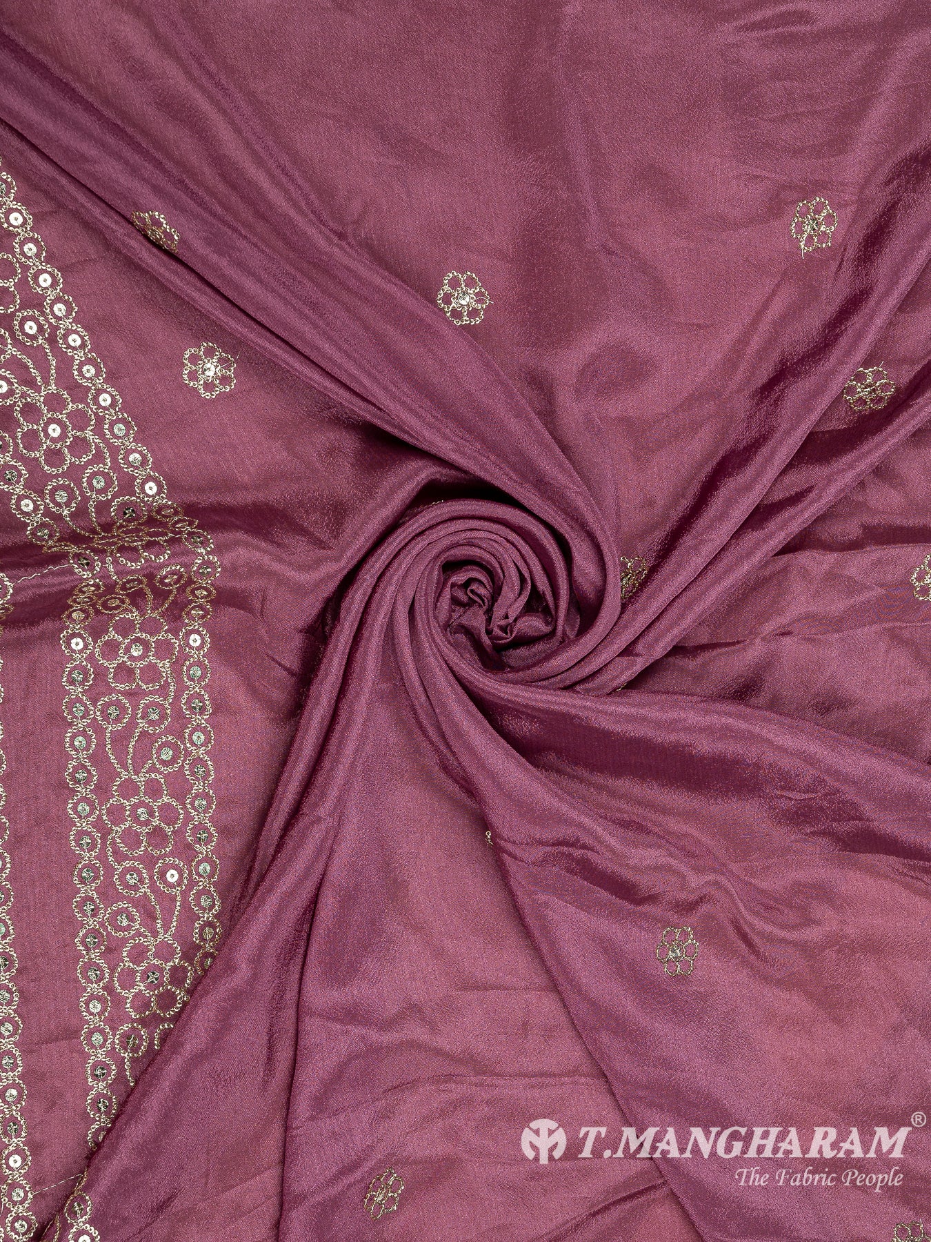 Pink Chinnon Silk Fabric - EC8297 view-1