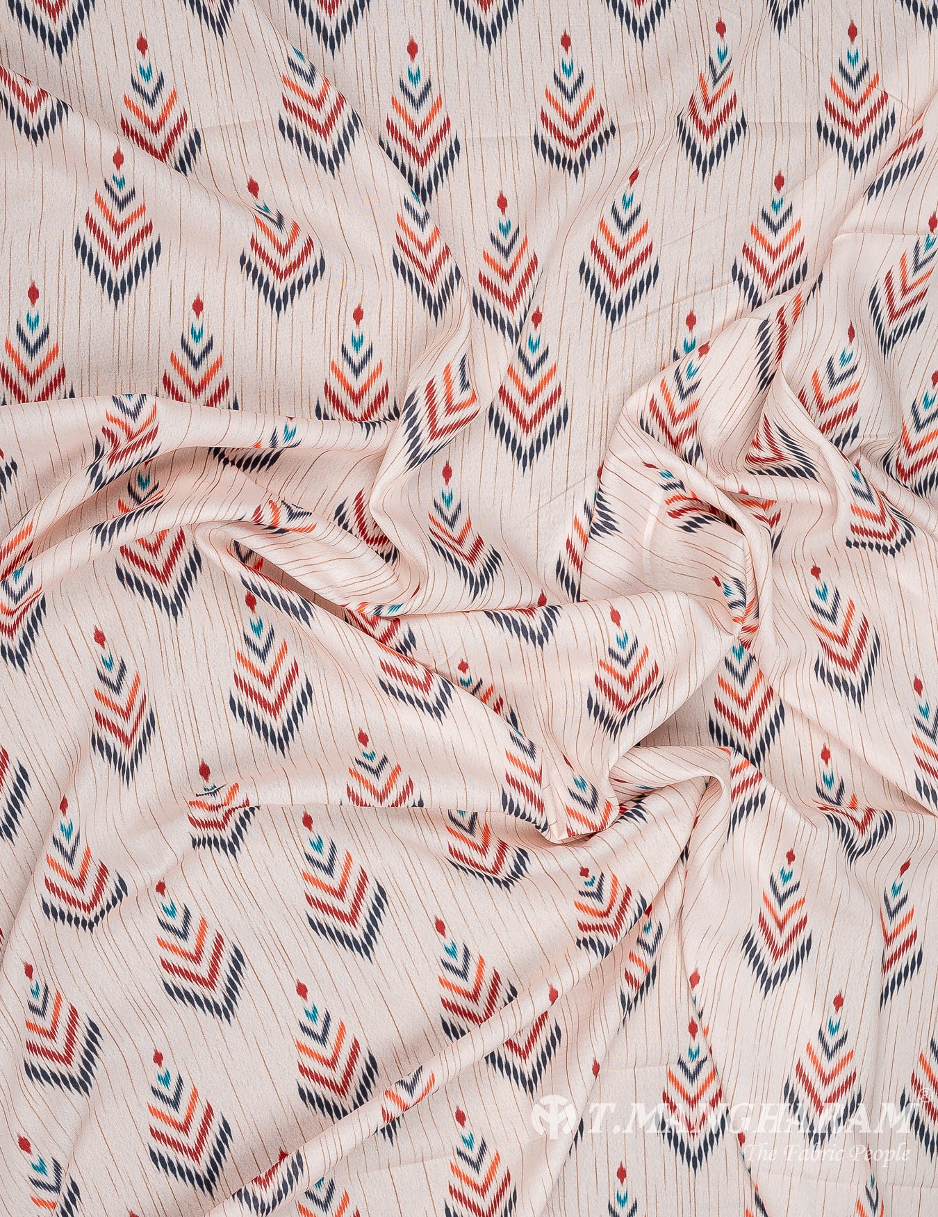 Multicolor Crepe Fabric - EB7230 view-4