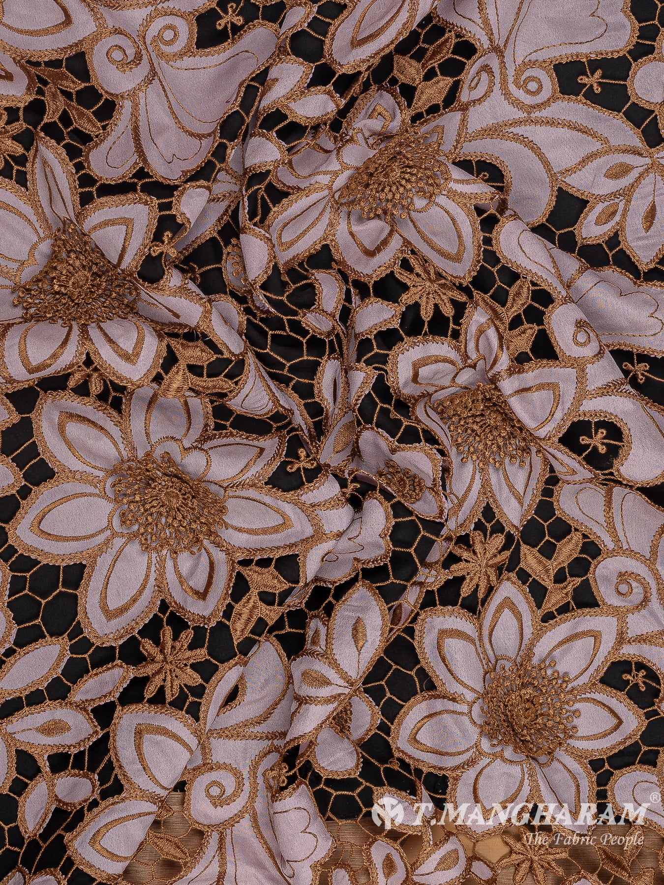 Pink Net Embroidery Fabric - EB6918 view-4