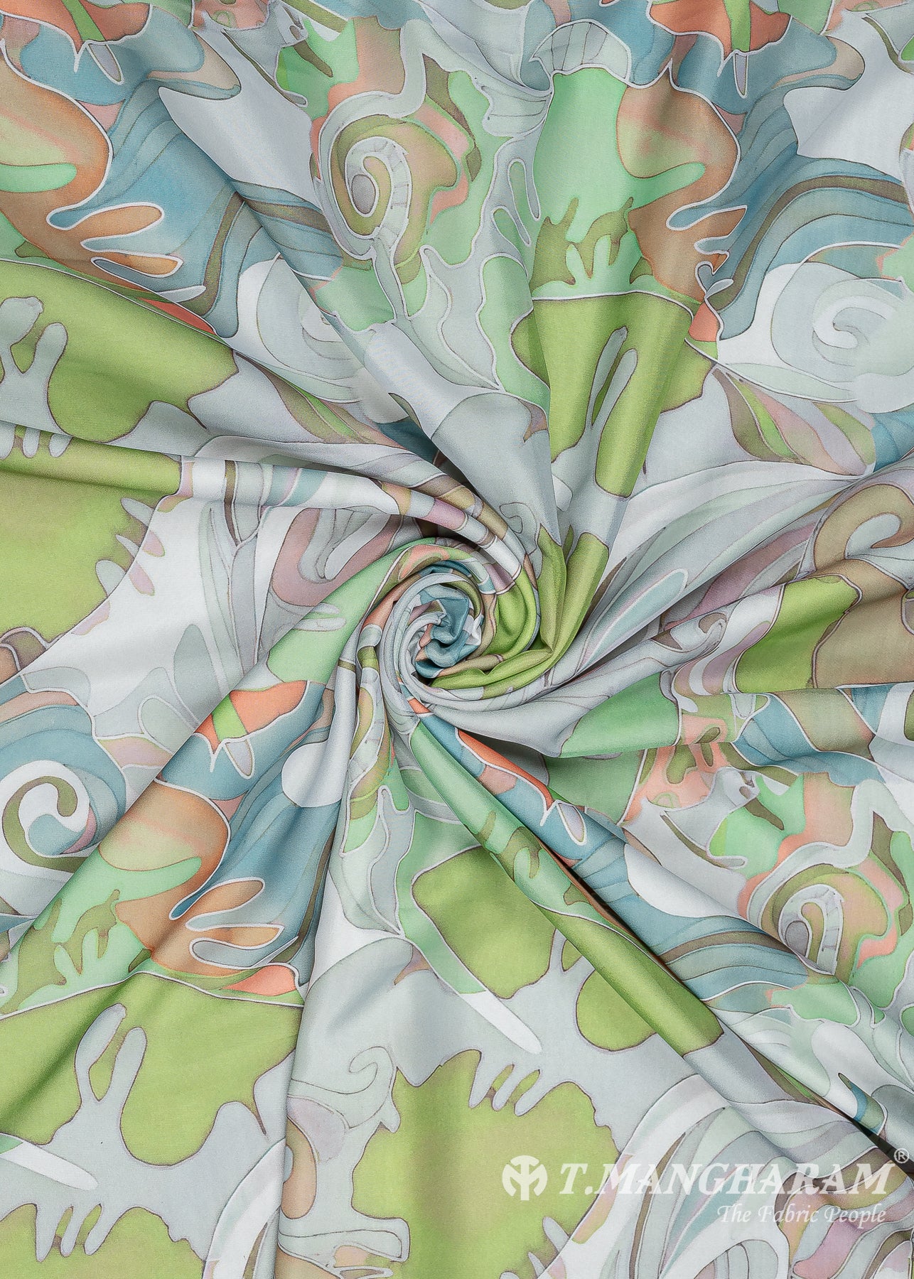 Multicolor Organza Fabric - EC8798 view-1