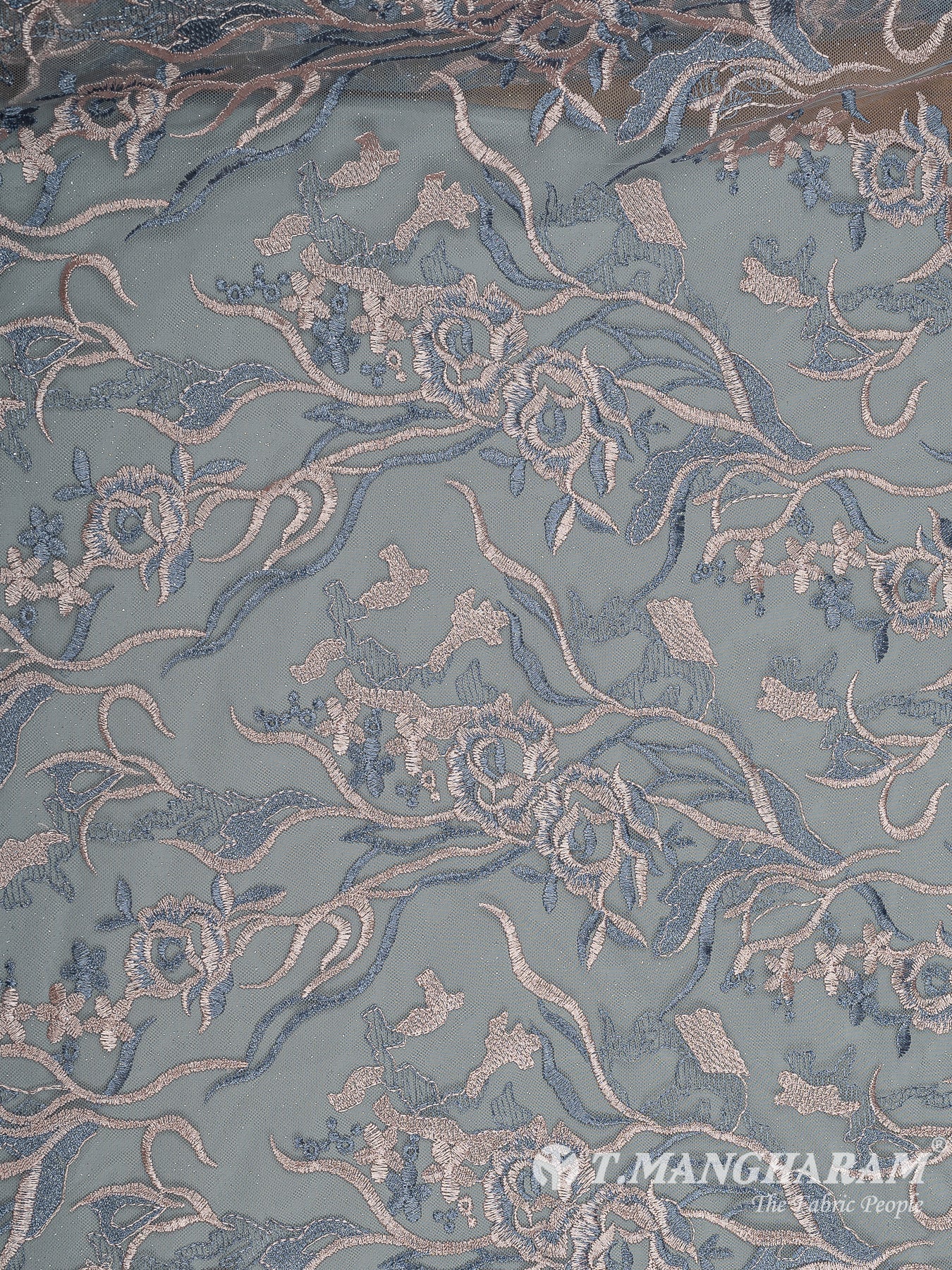 Blue Fancy Net Fabric - EC8820 view-3