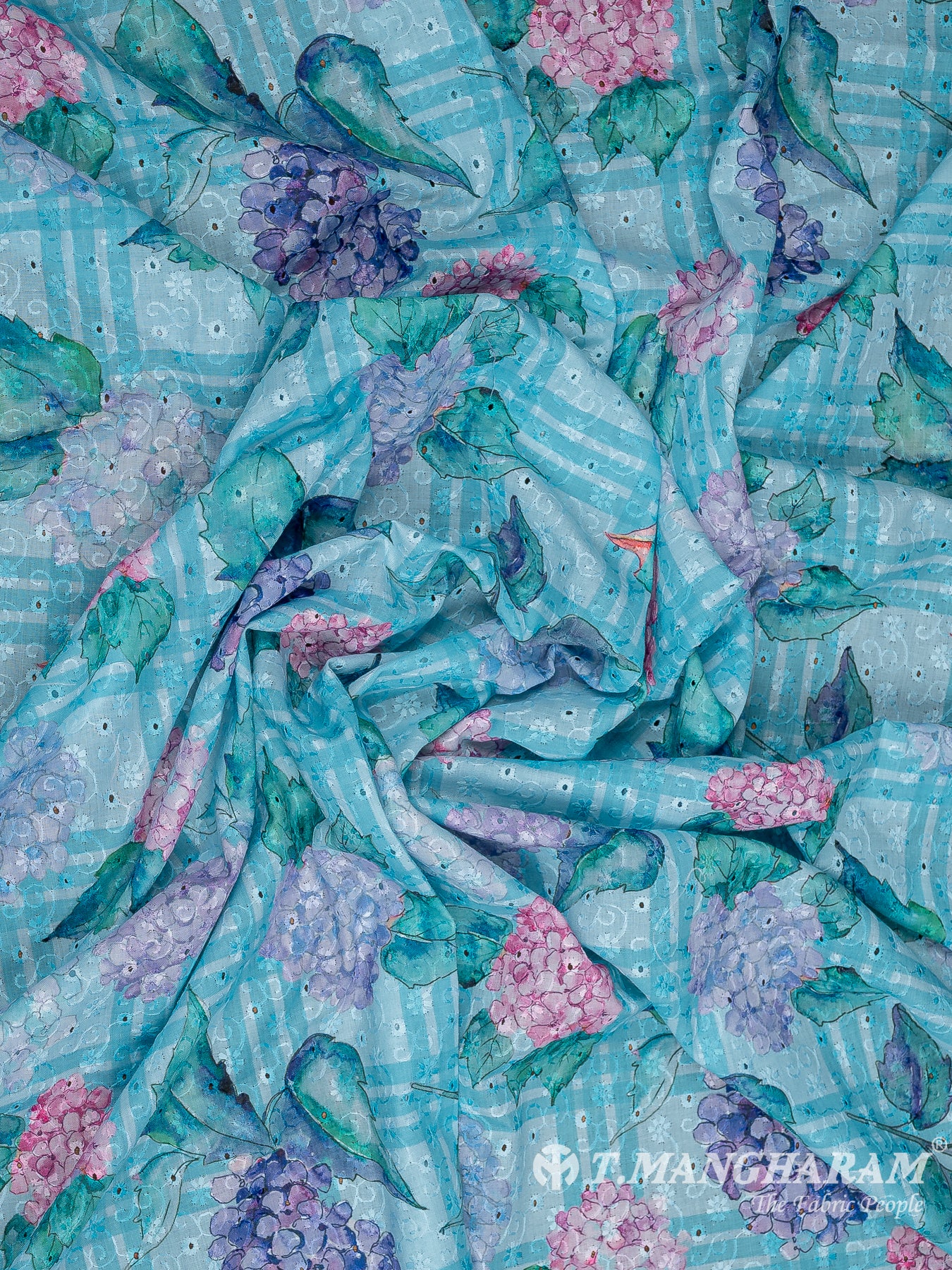 Multicolor Cotton Embroidery Fabric - EC9931 view-4