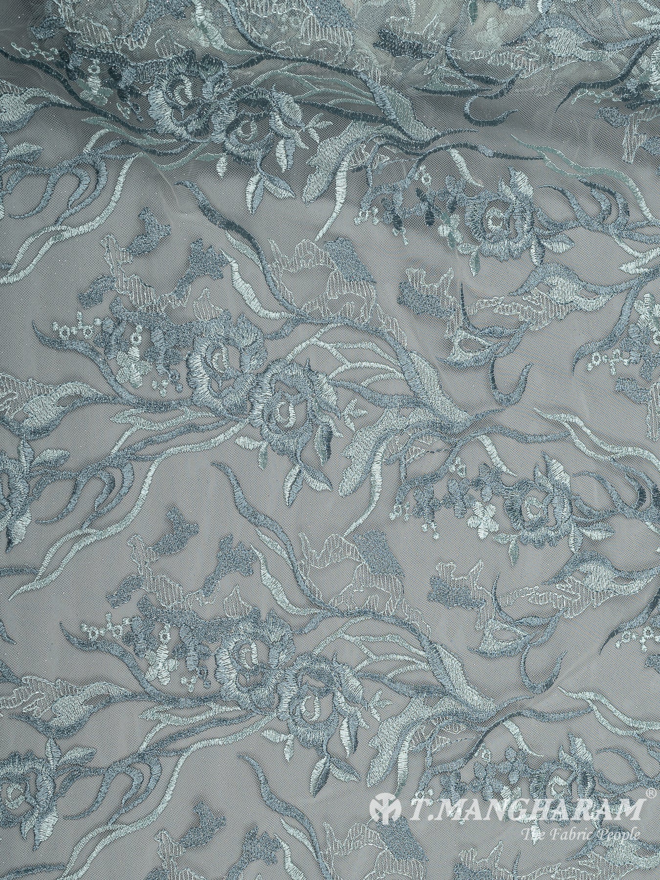 Blue Fancy Net Fabric - EC8821 view-3