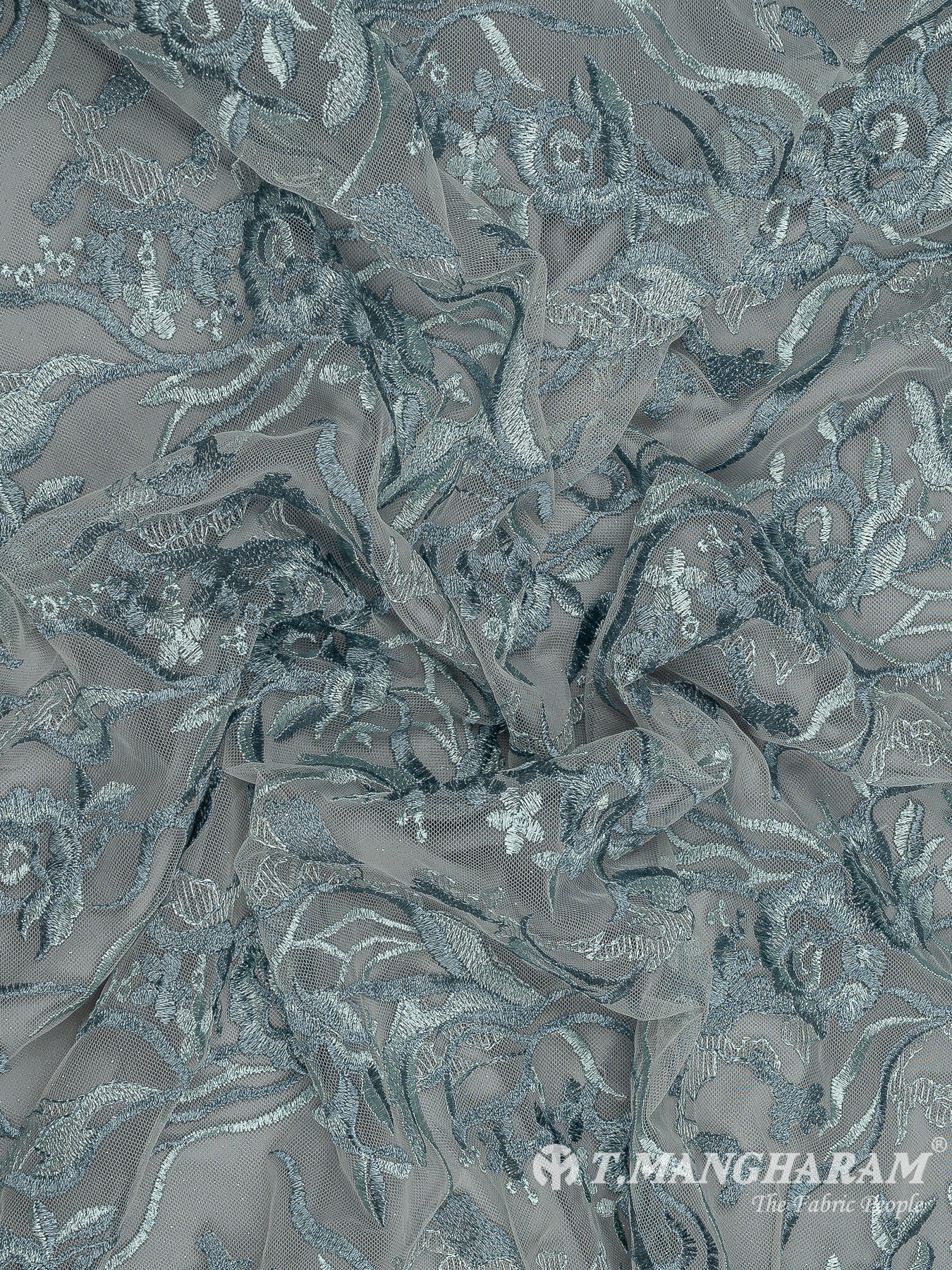 Blue Fancy Net Fabric - EC8821 view-4