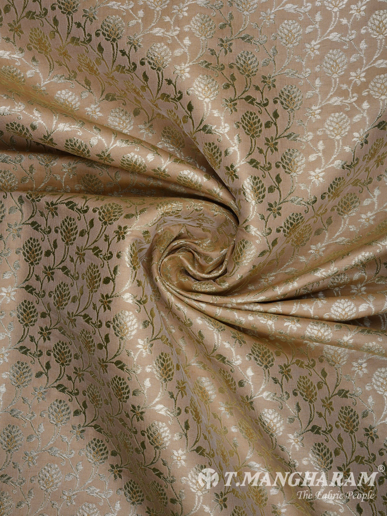 Gold Banaras Fabric - EA0360 view-1