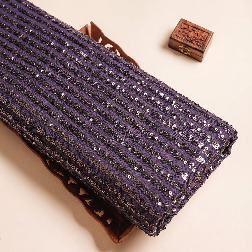 Embroidery Net Fabric – tray view – EB13116
