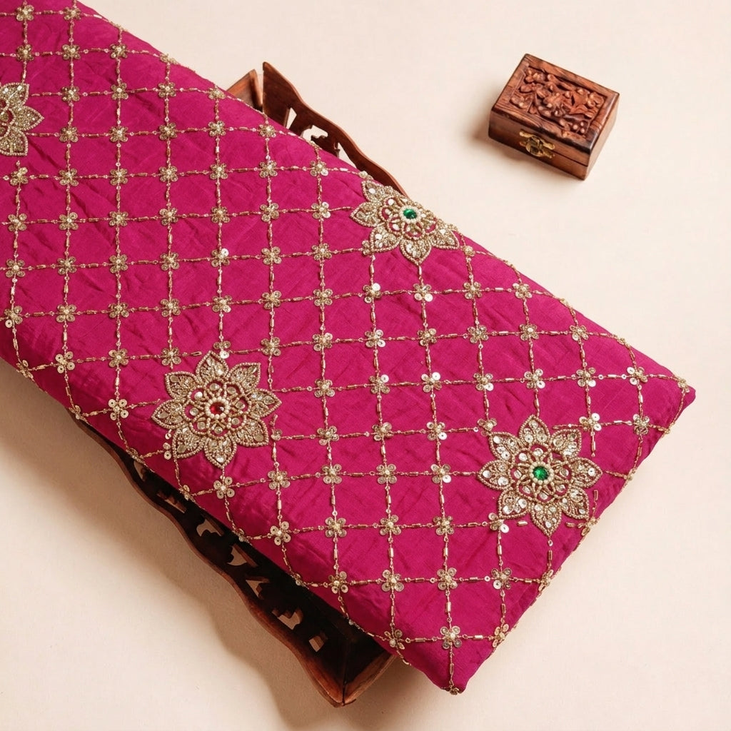 Embroidery Crepe Fabric - EB13259 - tray_3