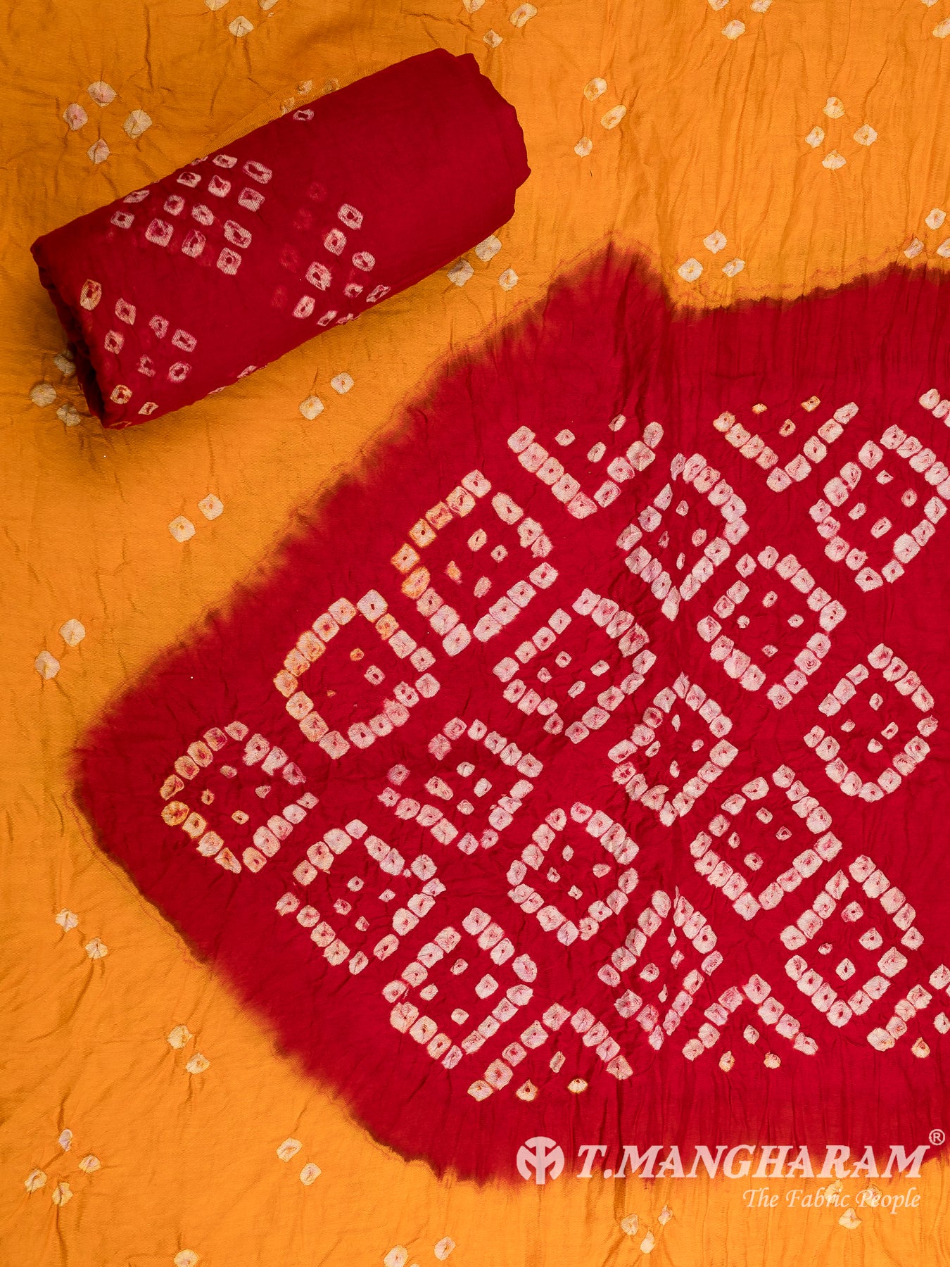 Multicolor Cotton Chudidhar Fabric Set - EF1469 view-2