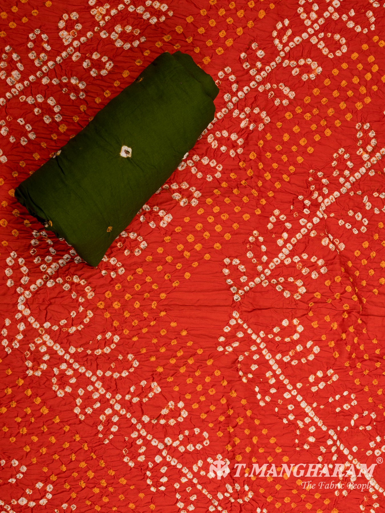 Multicolor Cotton Chudidhar Fabric Set - EF1462 view-2
