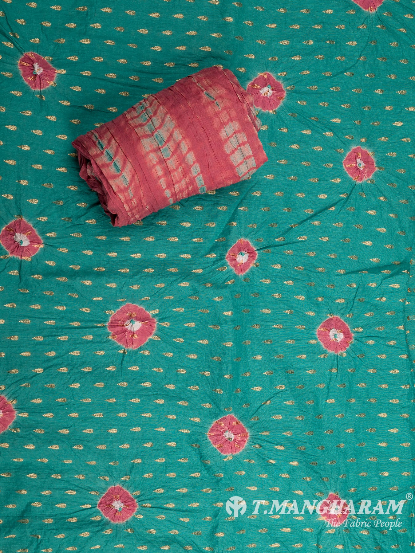 Multicolor Cotton Chudidhar Fabric Set - EF1452 view-2