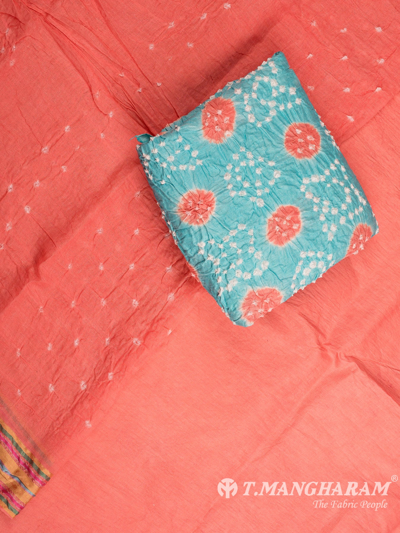 Multicolor Cotton Chudidhar Fabric Set - EF1442 VIEW-1