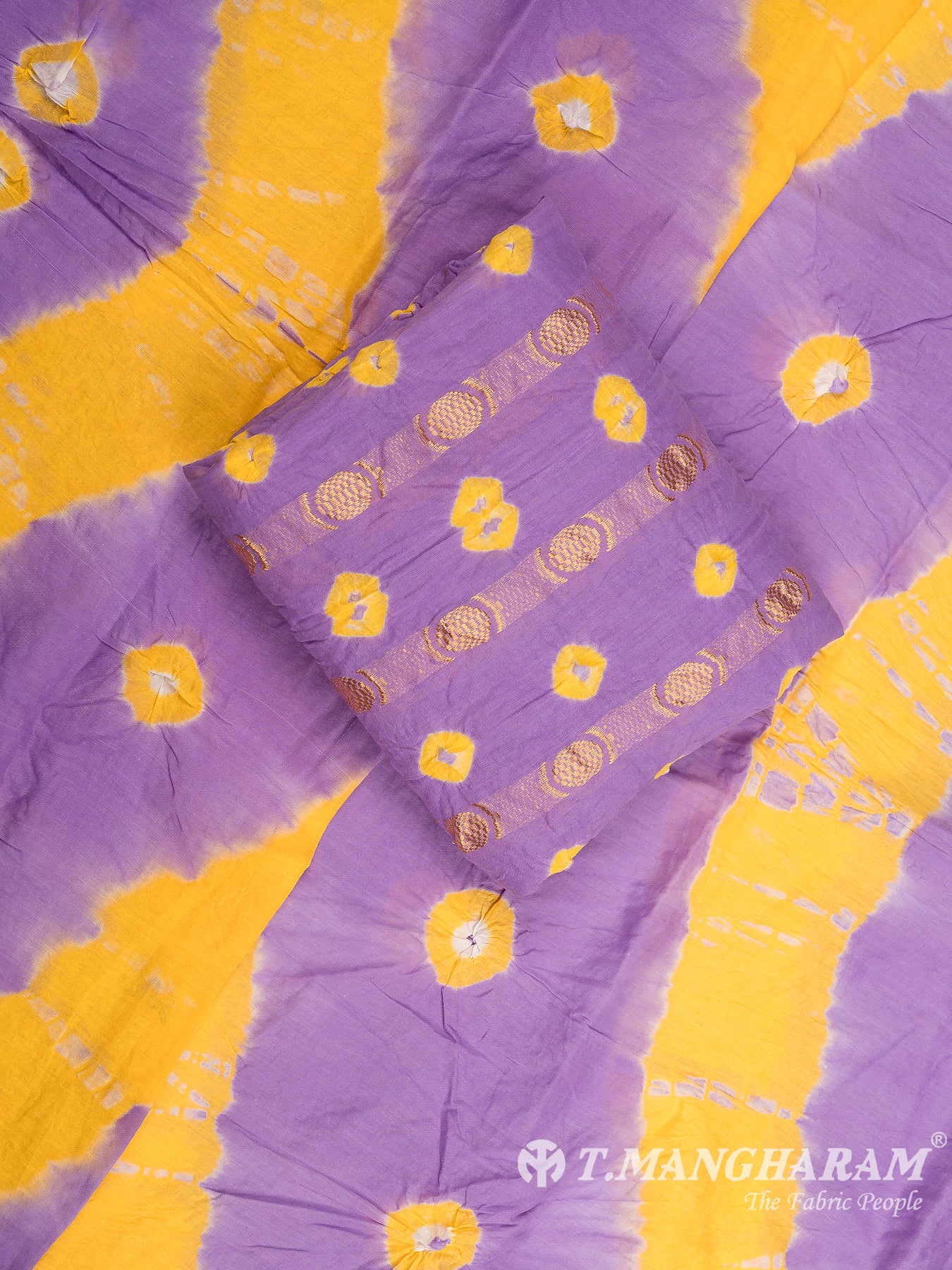 Multicolor Cotton Chudidhar Fabric Set - EF1478 view-1