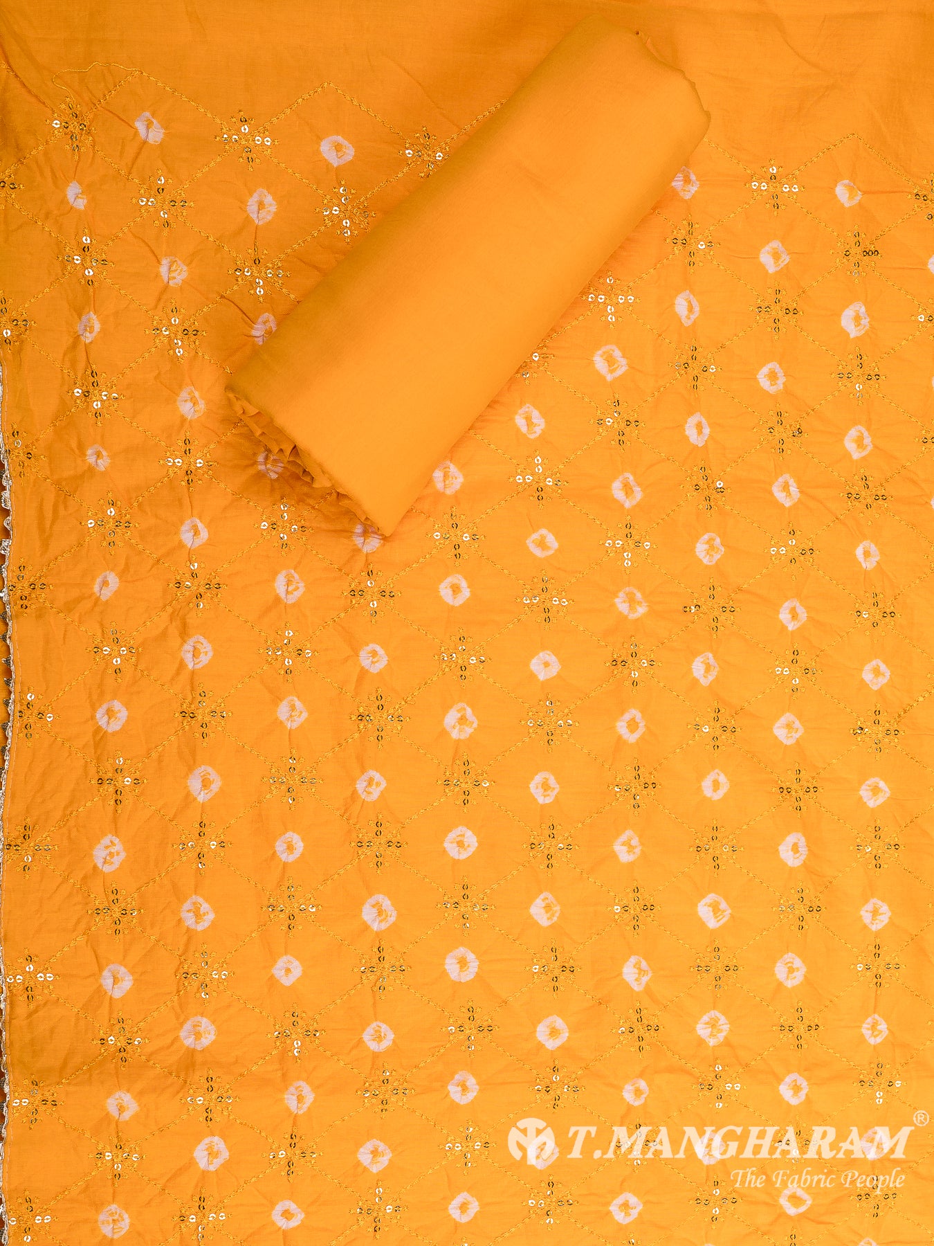 Multicolor Cotton Chudidhar Fabric Set - EF1489 view-2
