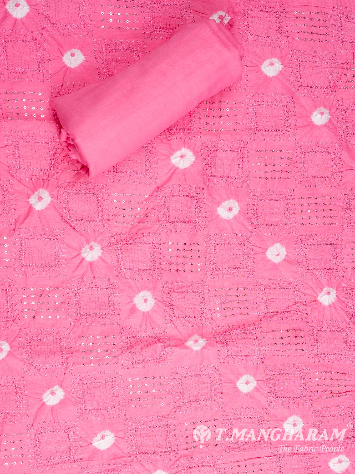 Multicolor Cotton Chudidhar Fabric Set - EF1481 view-2