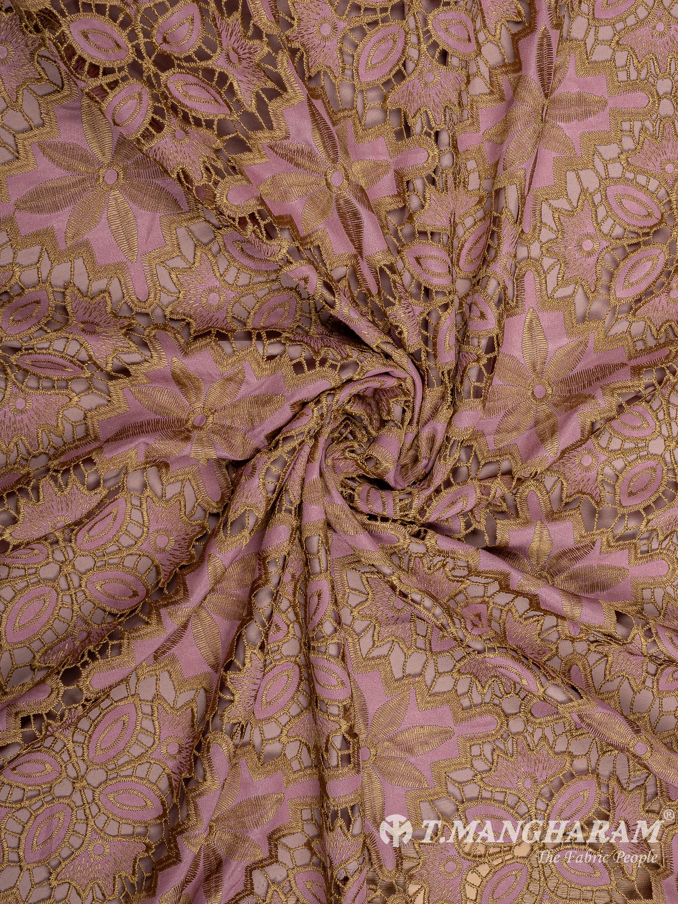 Multicolor Cotton Embroidery Fabric - EC9321 view-1