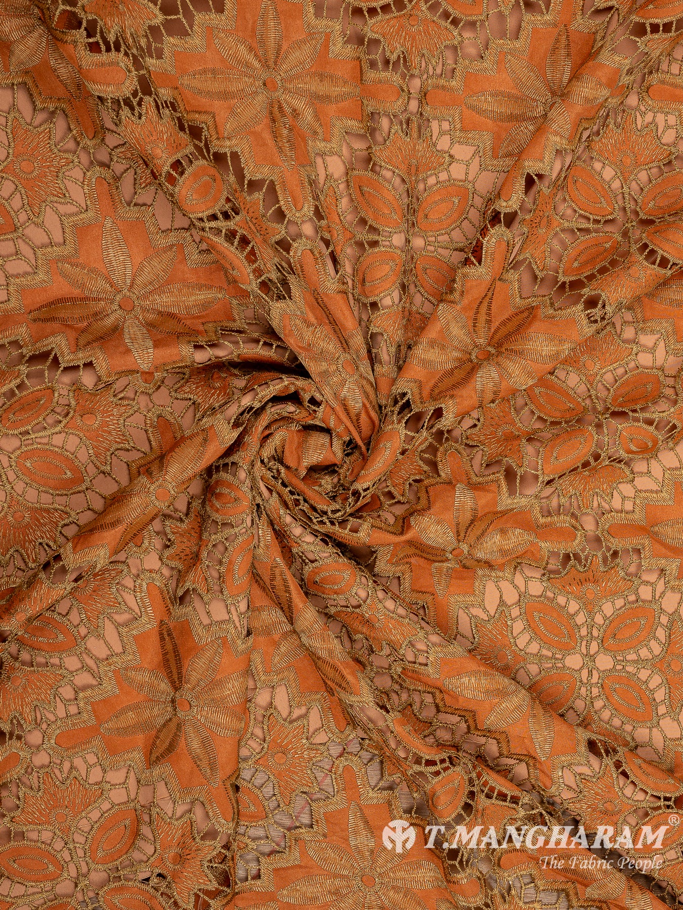 Multicolor Cotton Embroidery Fabric - EC9324 view-1