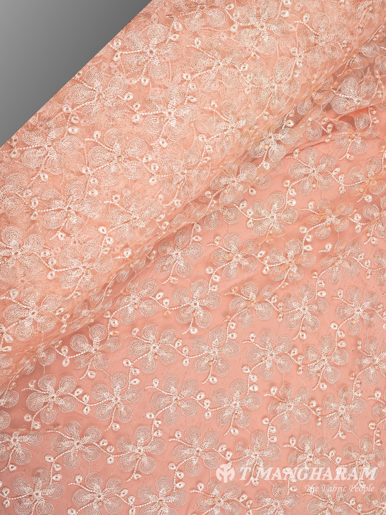 Peach Fancy Net Fabric - EA2773 view-2