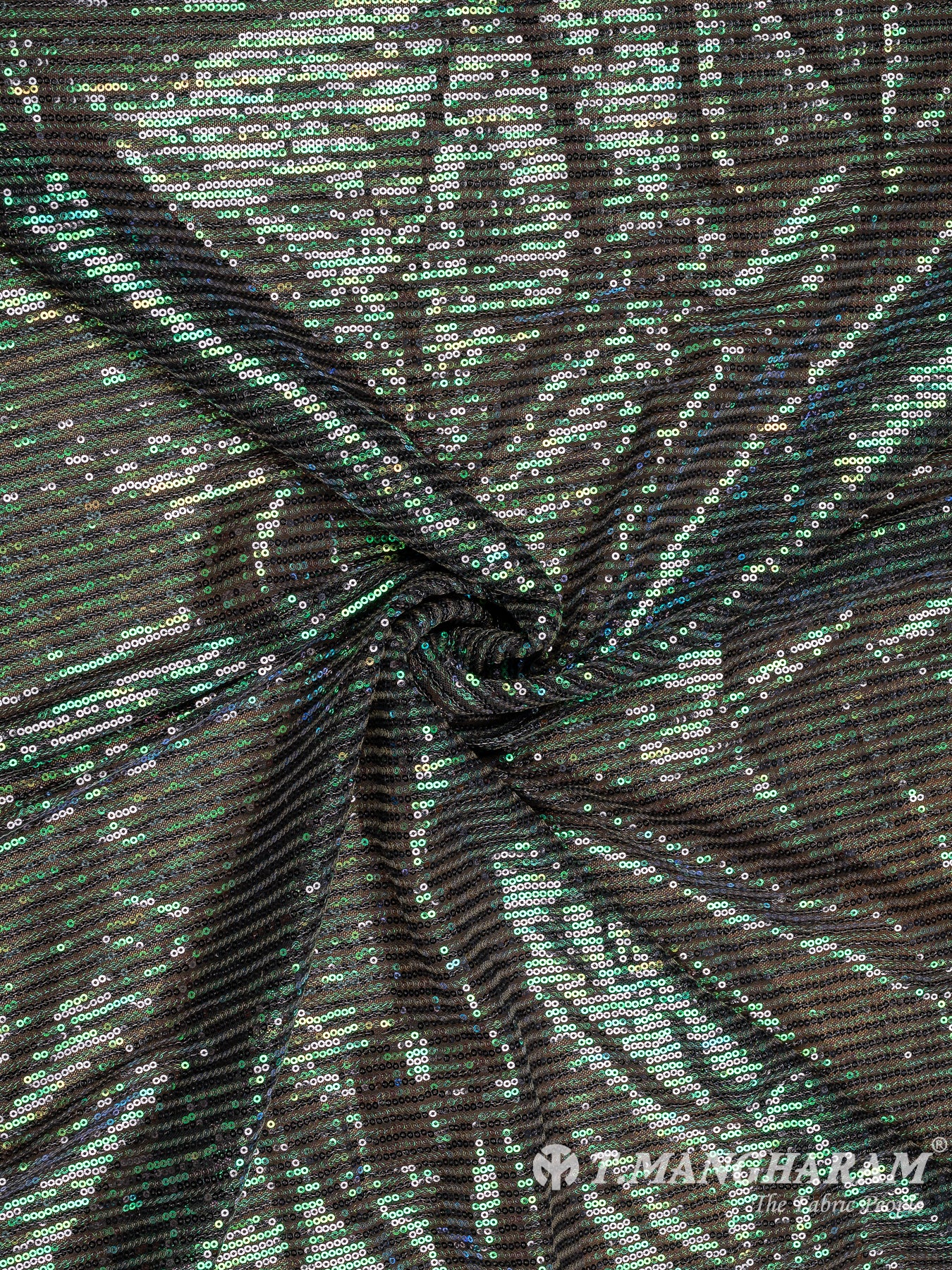 Multicolor Sequin Net Fabric - EC9358 view-1